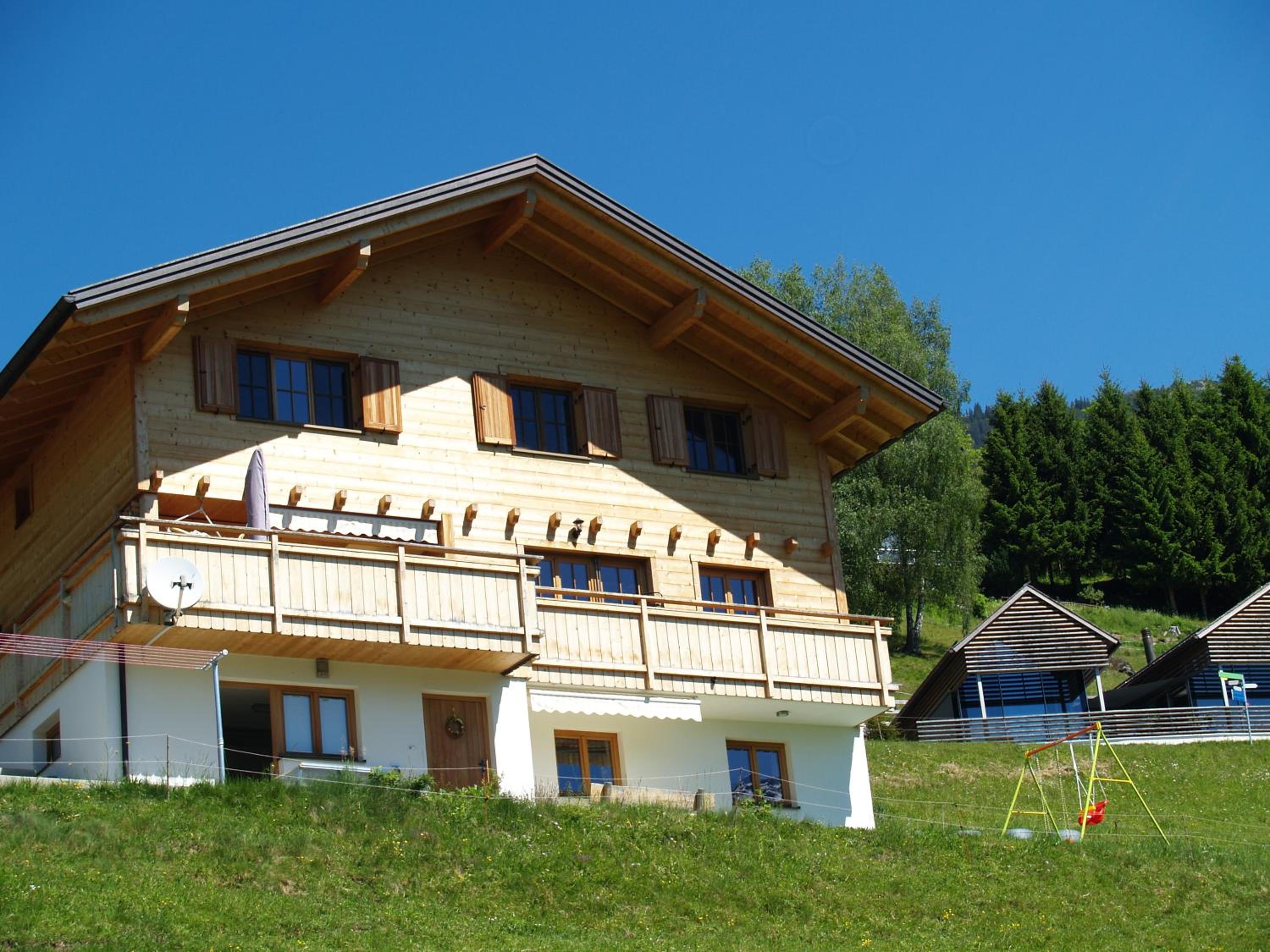 Haus grüner Wald