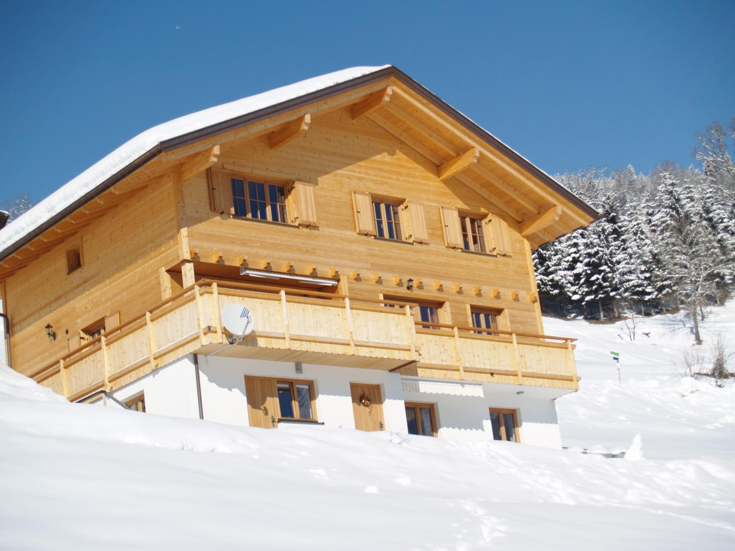 Haus grüner Wald