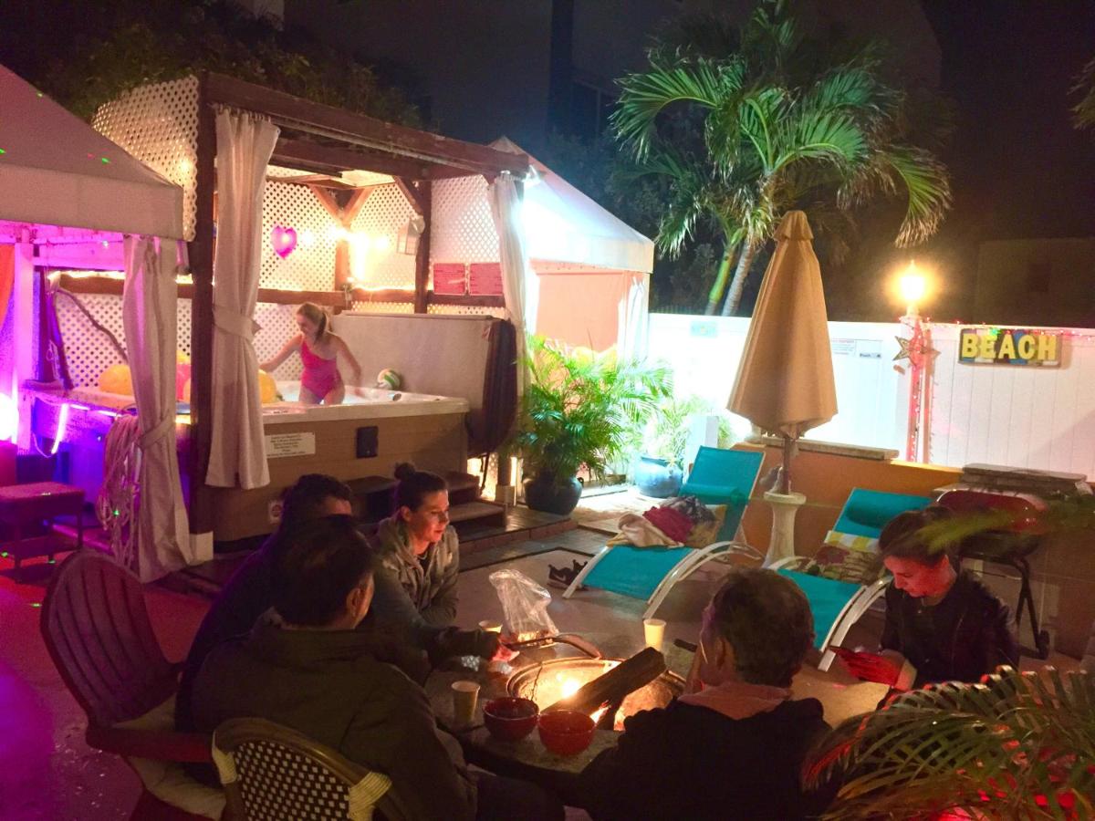 outdoor BBQ area