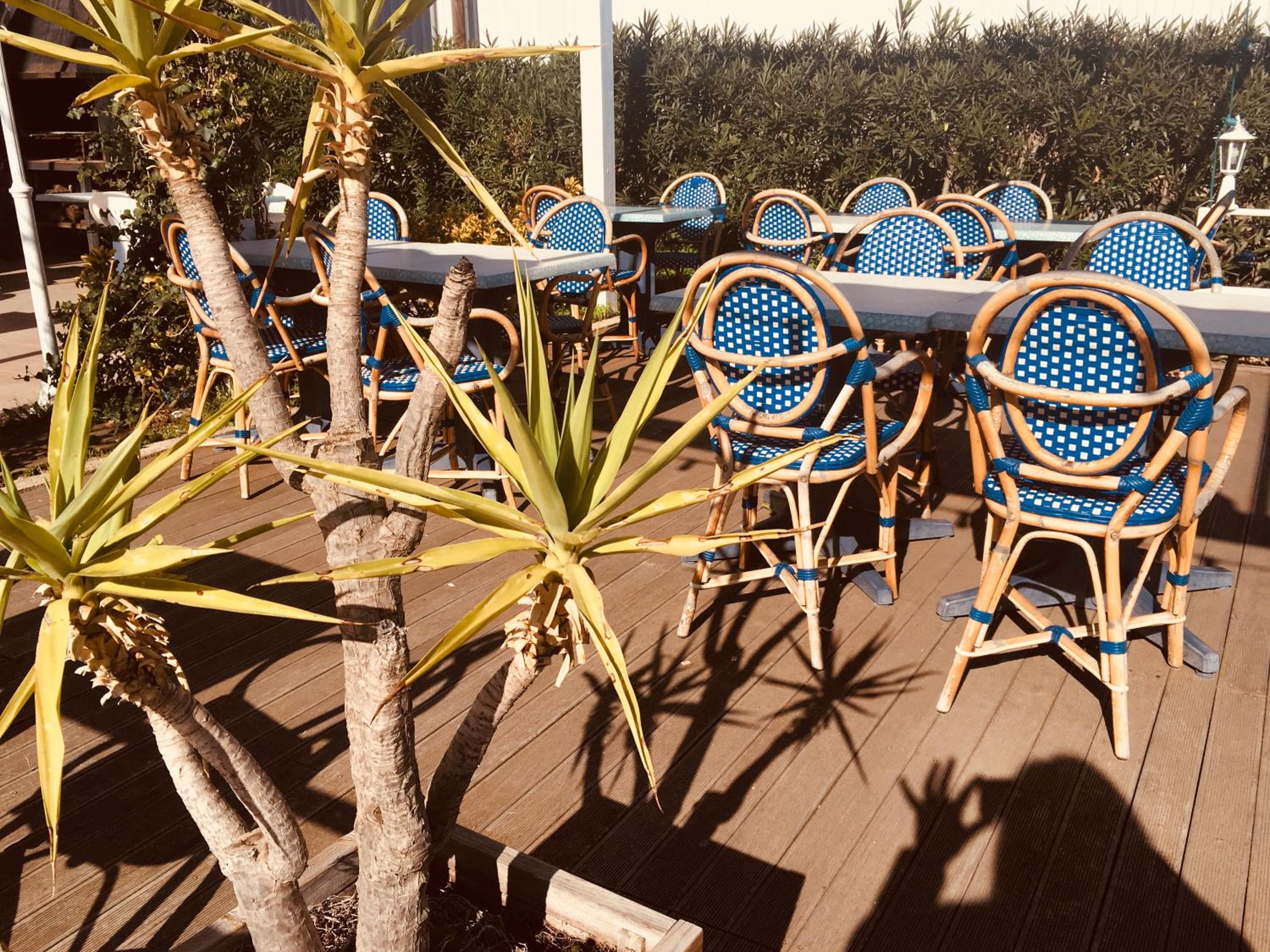 outdoor BBQ area