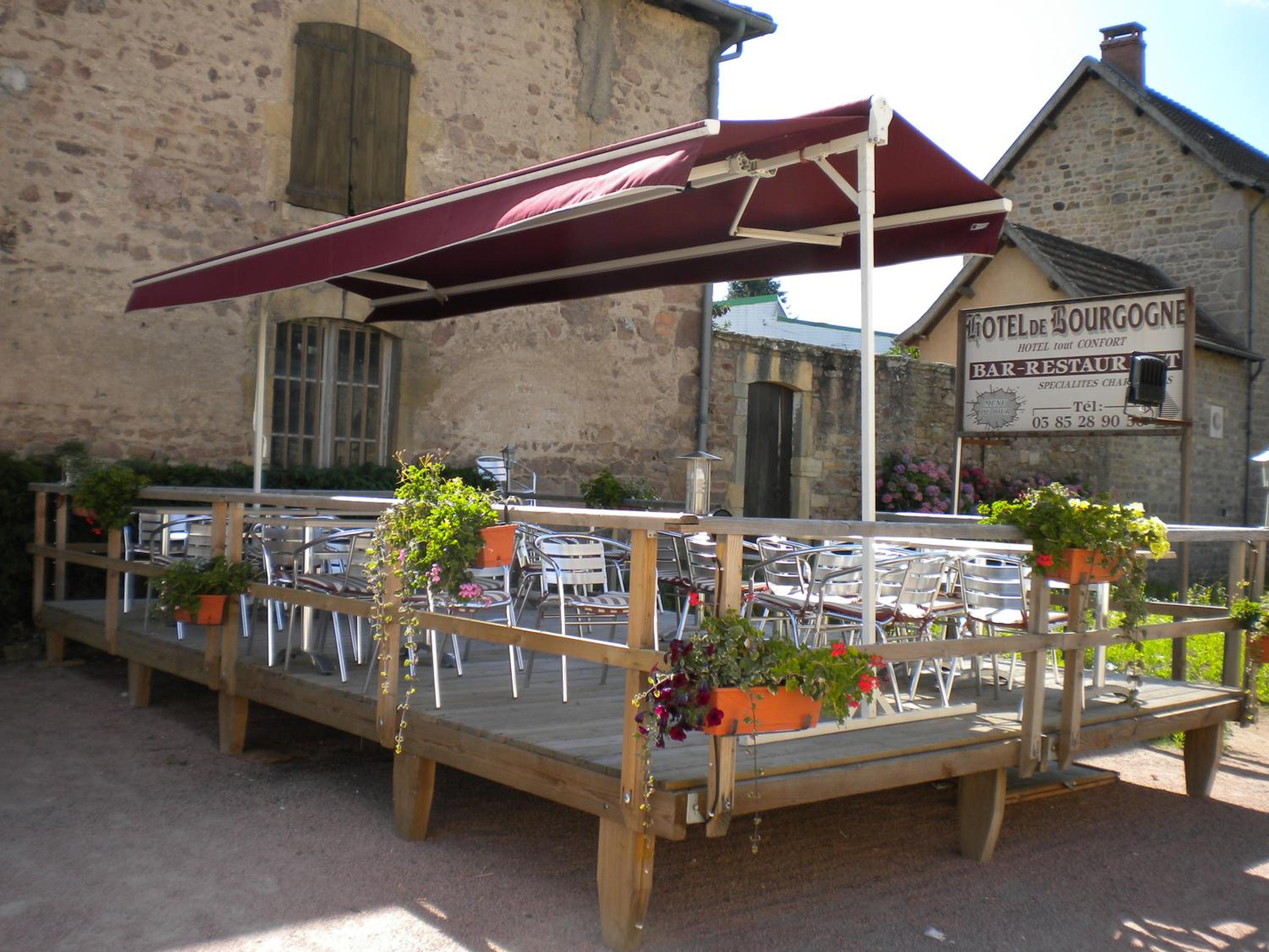 outdoor BBQ area
