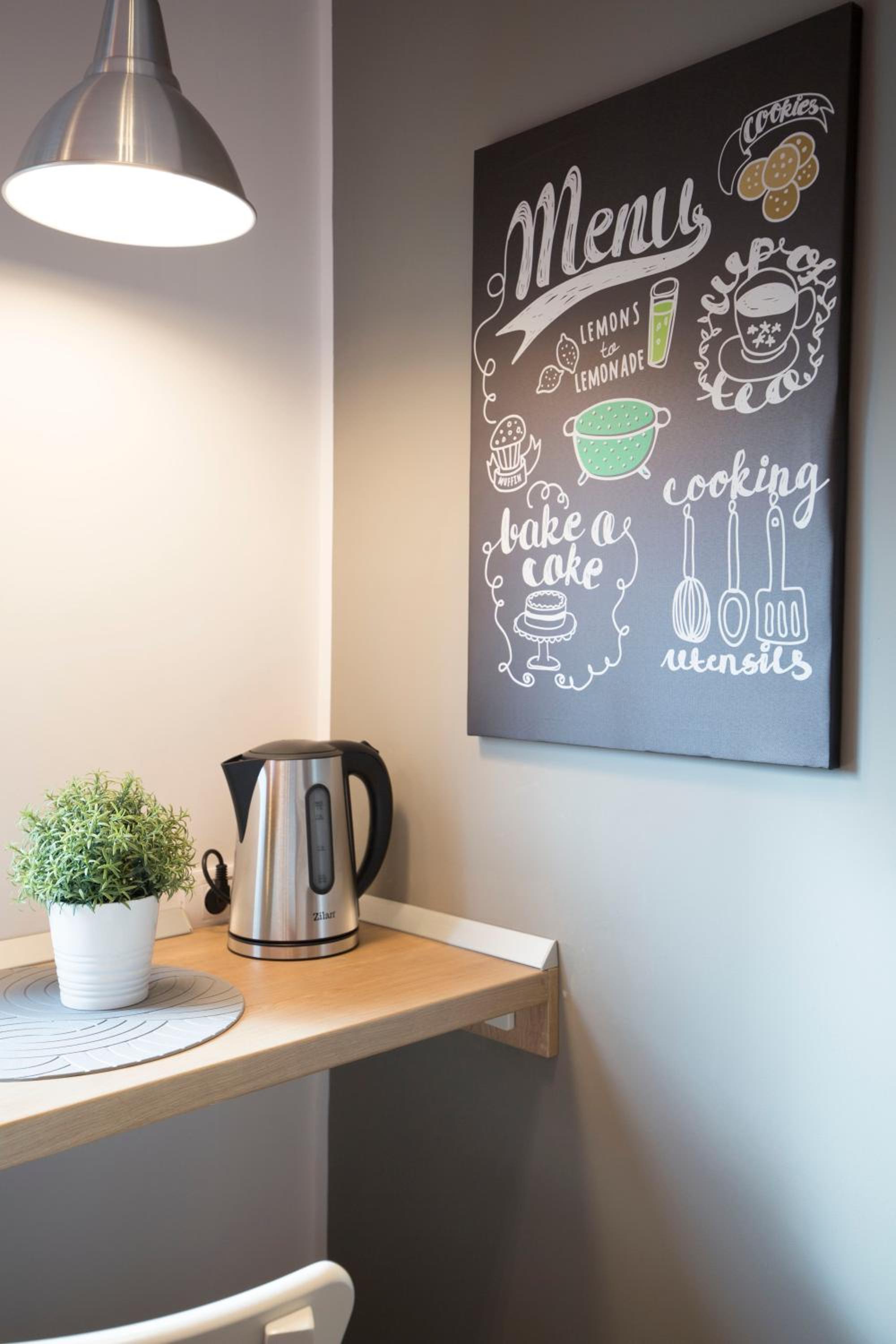 Central Up Studio en Bucharest — kitchen