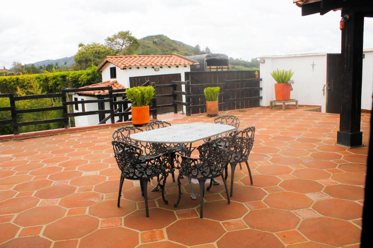 outdoor BBQ area