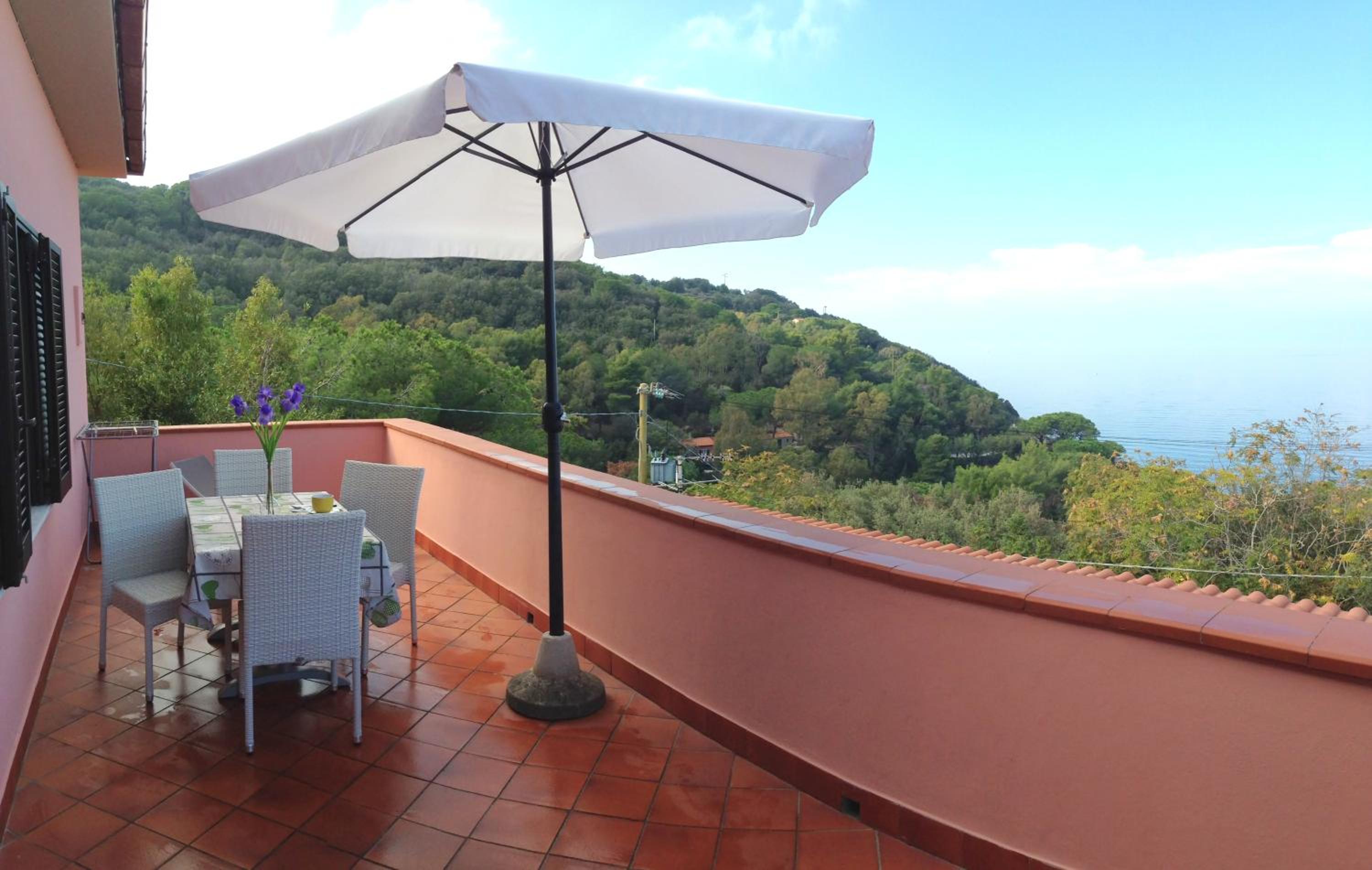 outdoor BBQ area
