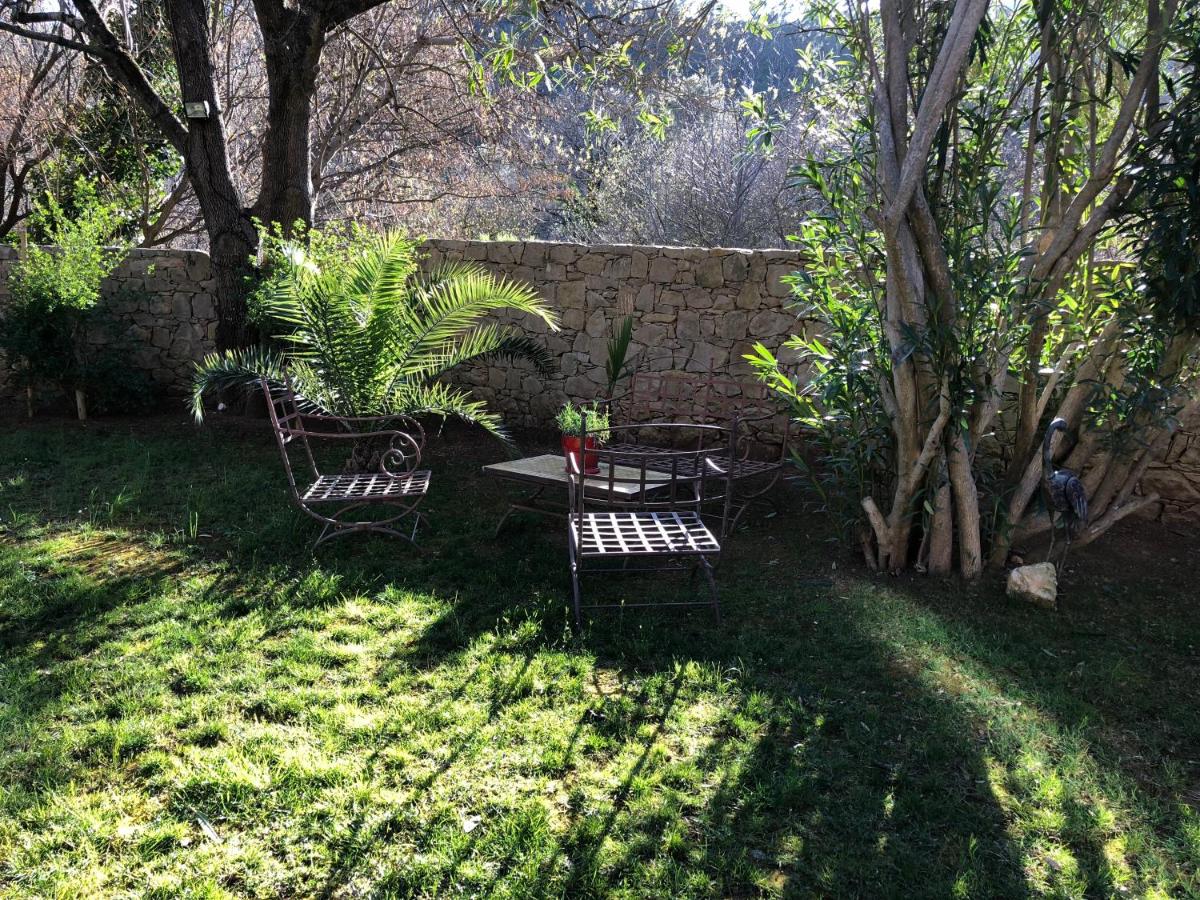 outdoor BBQ area