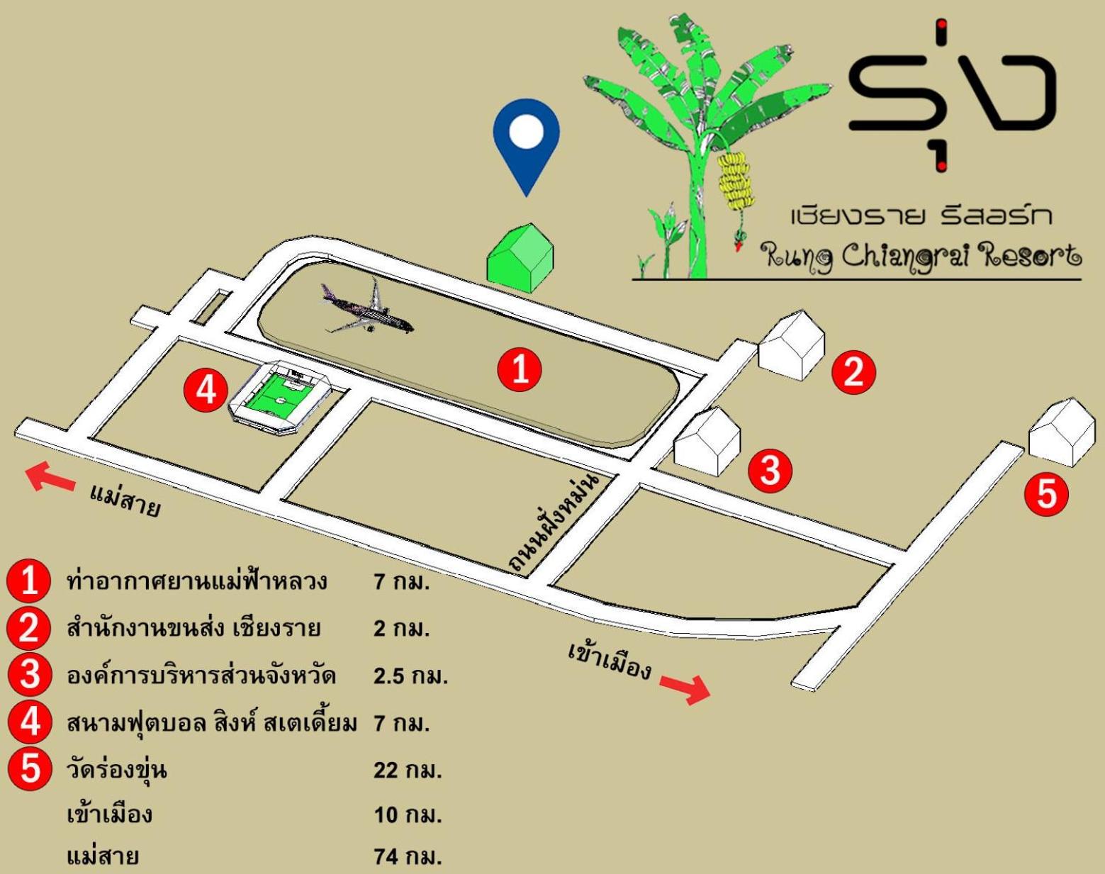 Rung ChiangRai Resort view 5