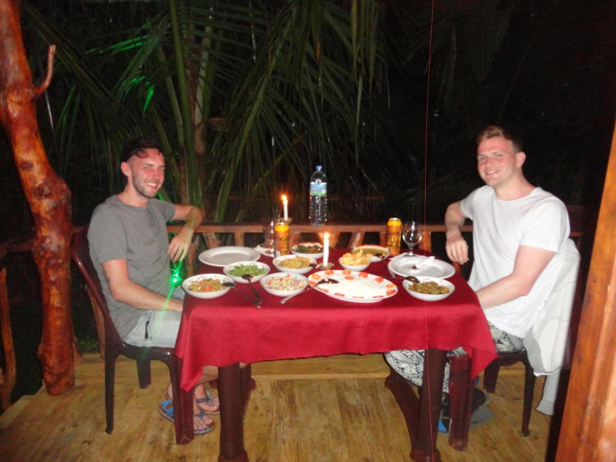 outdoor BBQ area