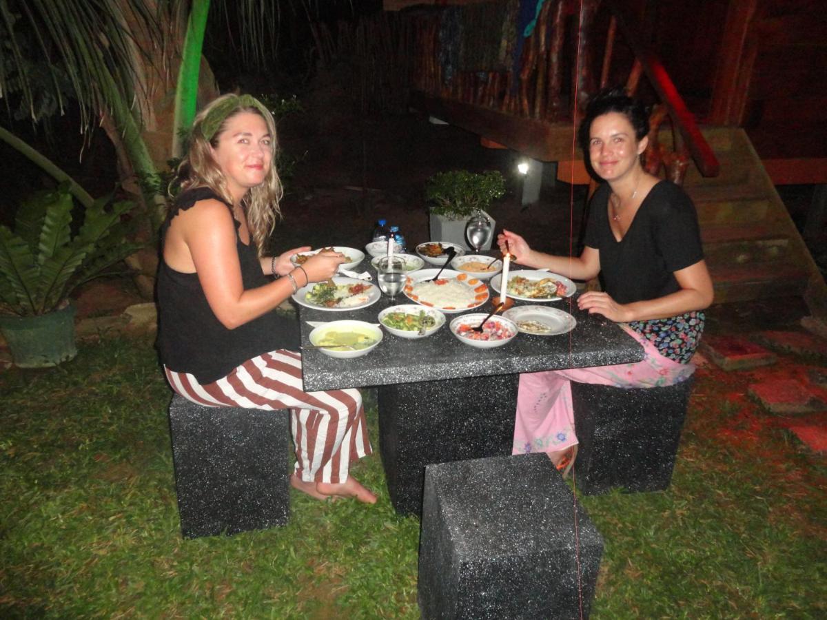 outdoor BBQ area