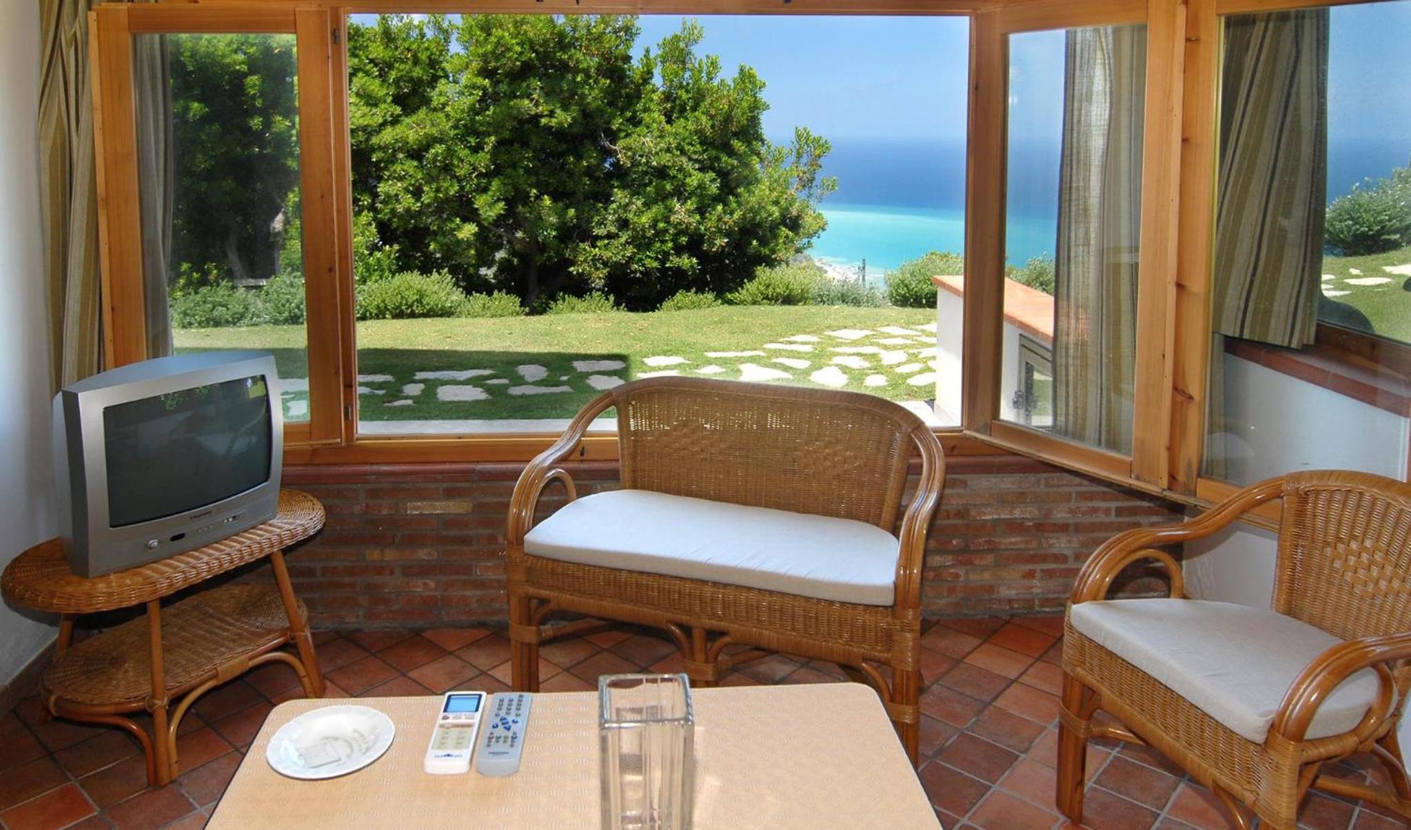outdoor BBQ area