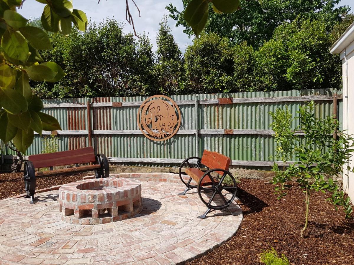 outdoor BBQ area