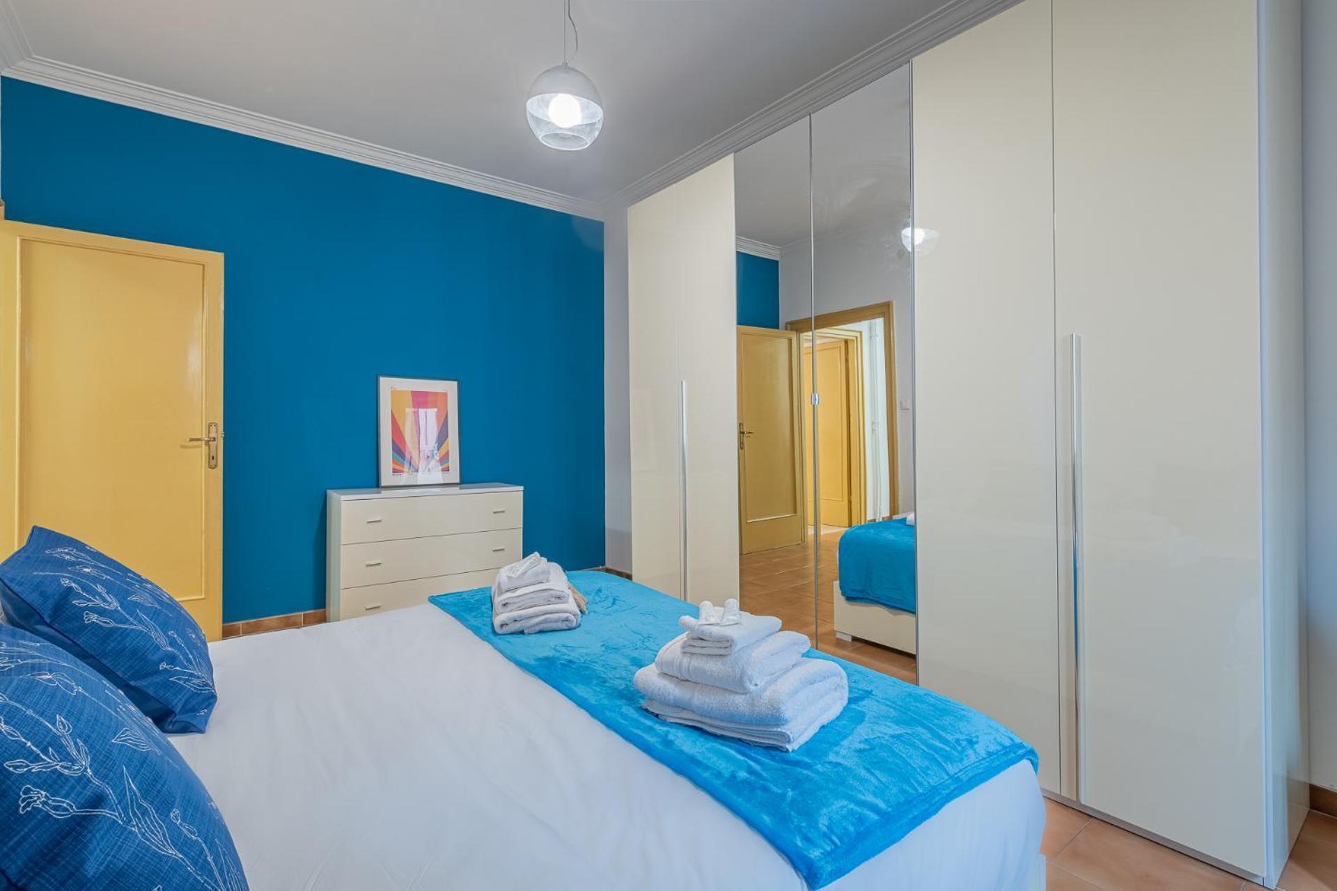 Orange Blue House 1Bedr Metro Re di Roma — Rome photo 5