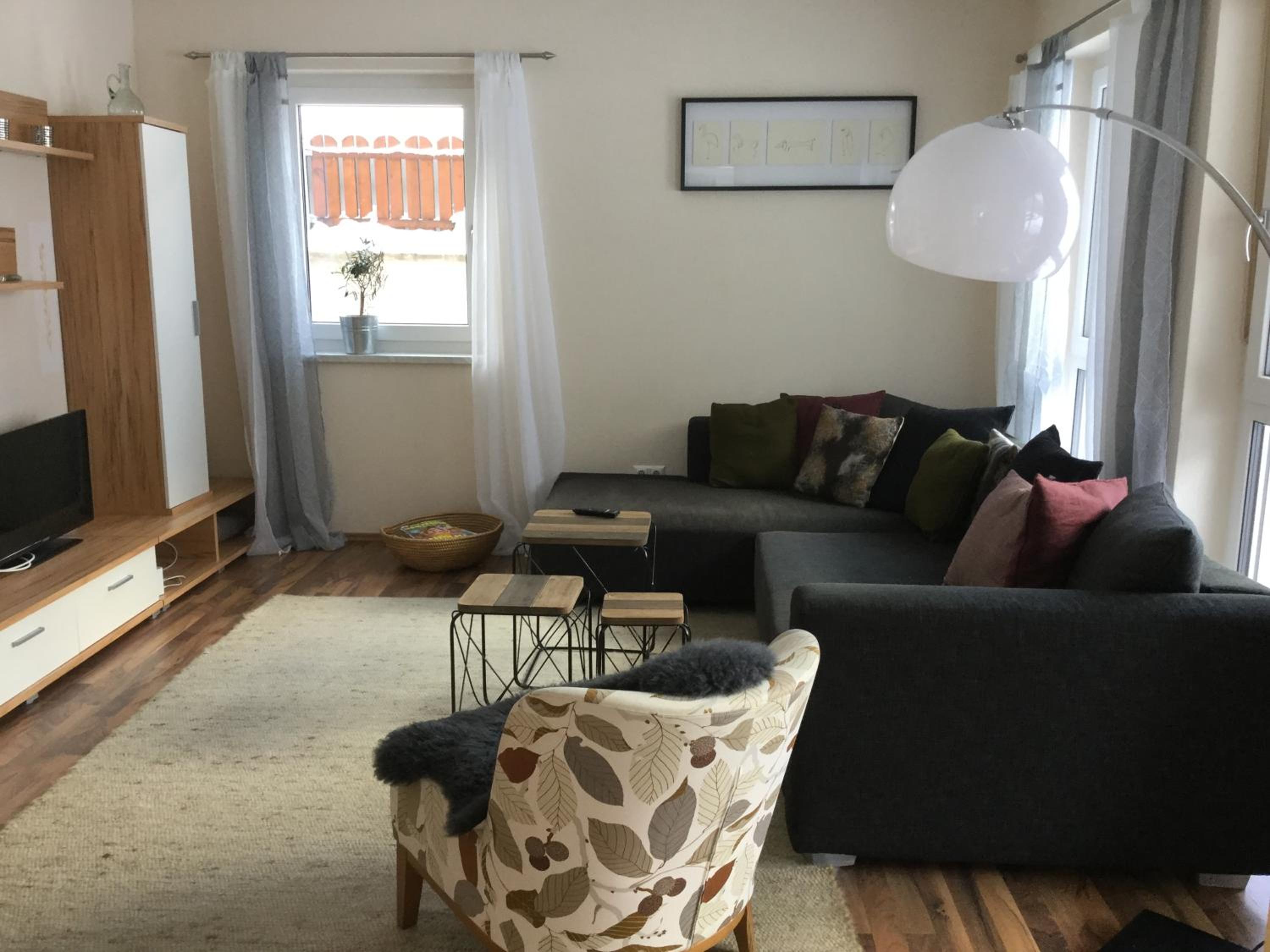 Ferienhaus Alpen Lodge und die Gams
