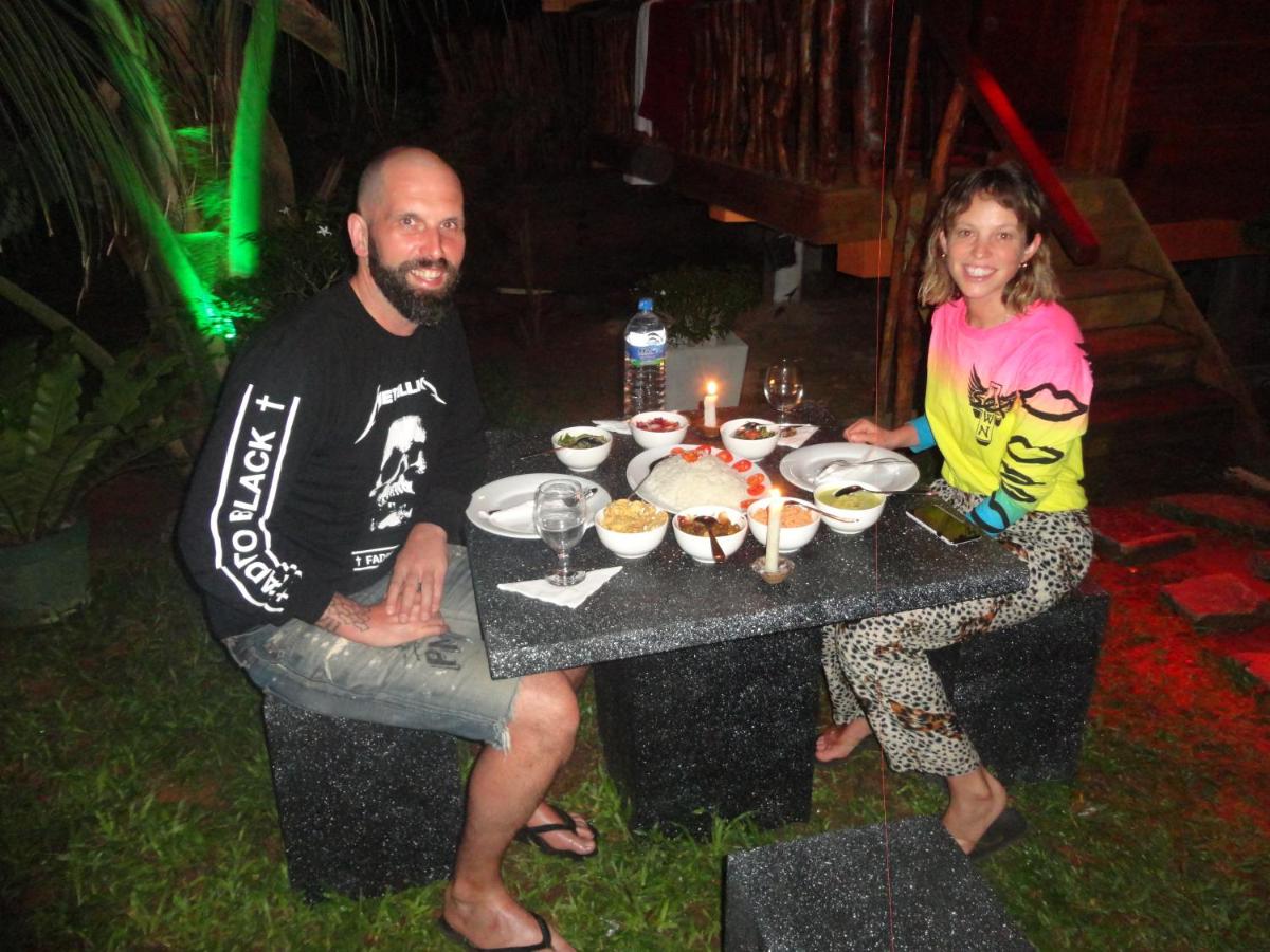 outdoor BBQ area