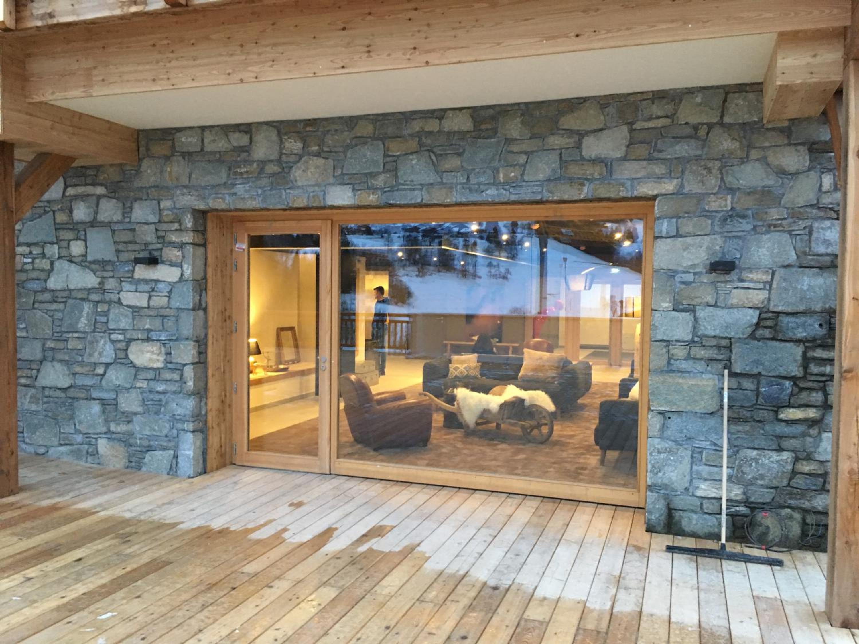 outdoor BBQ area