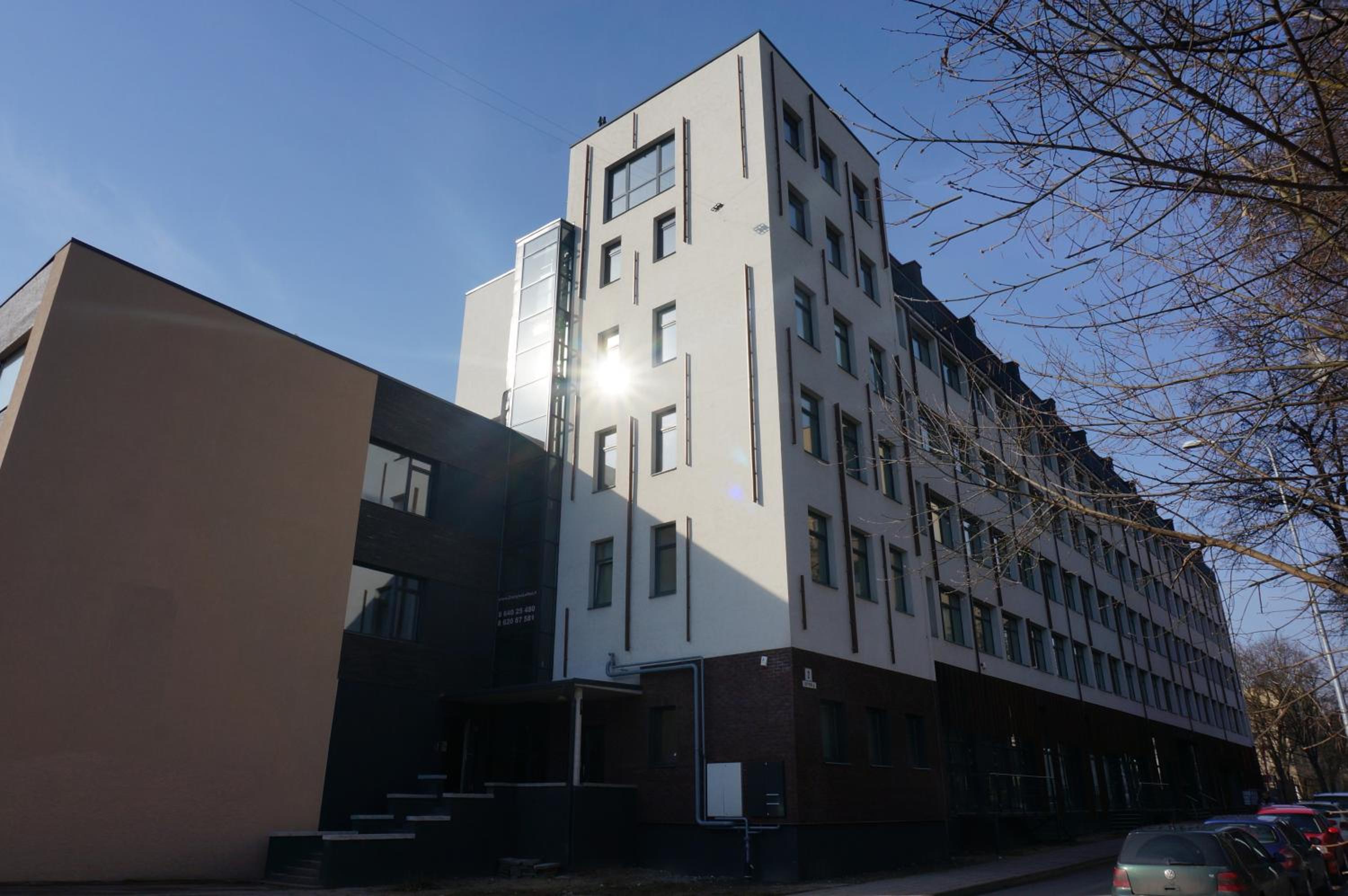 Vilnius apartment with stained glass view 5
