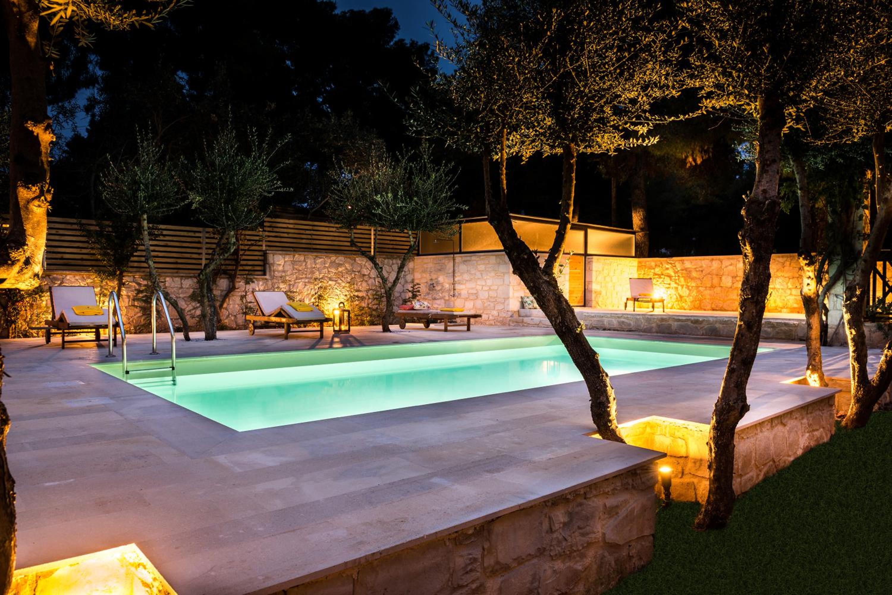 Koukounari luxury villa view 2
