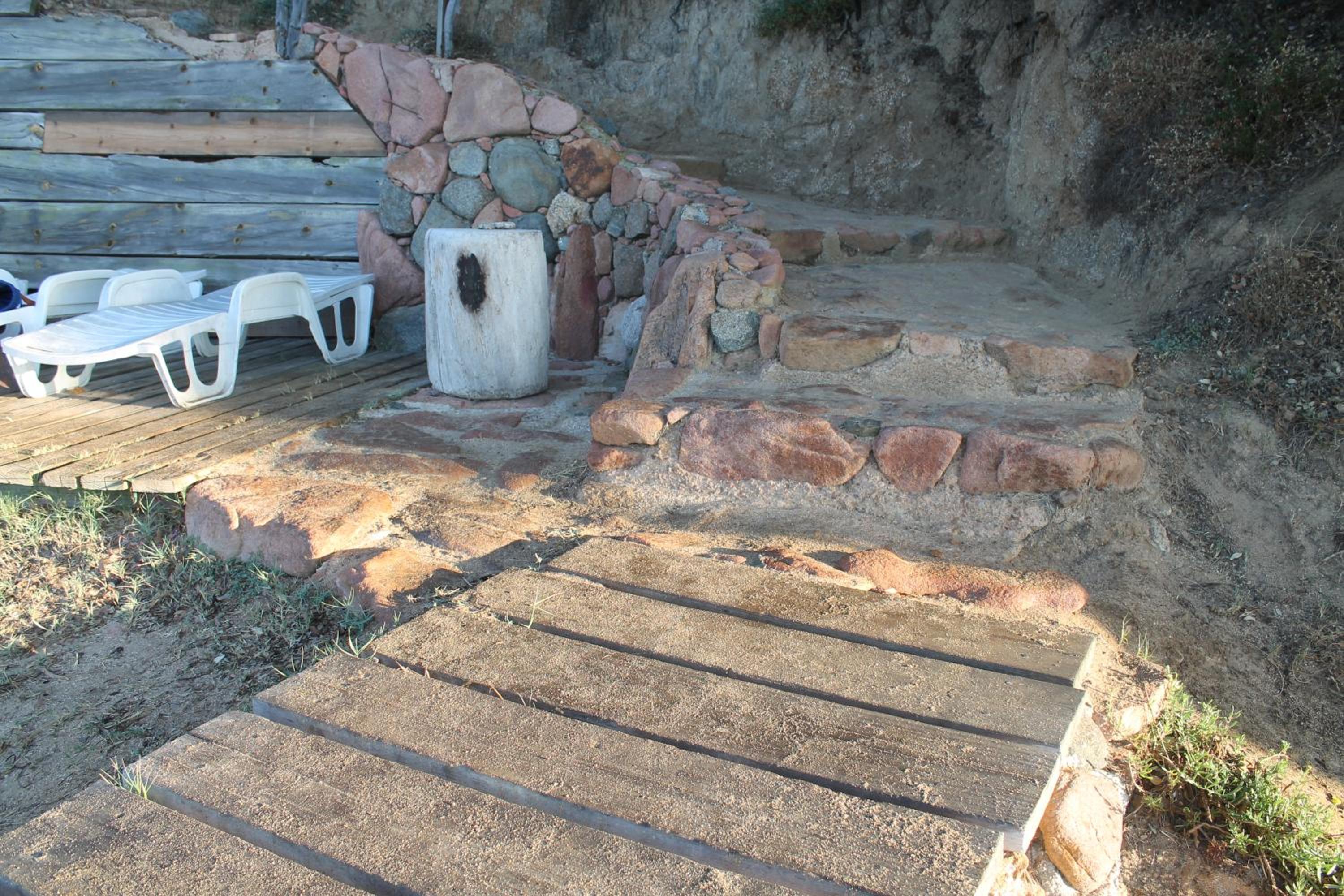 outdoor BBQ area