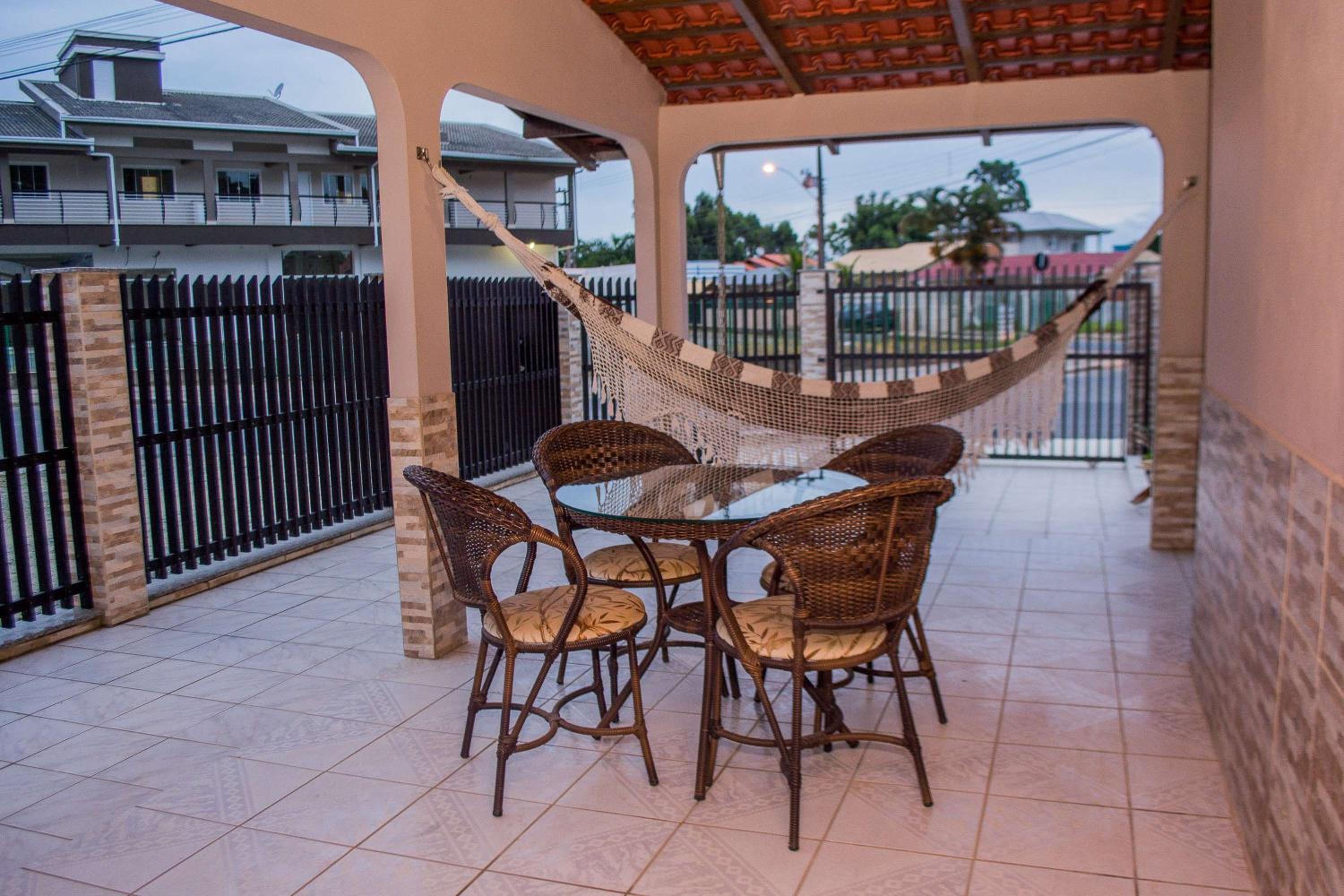 outdoor BBQ area