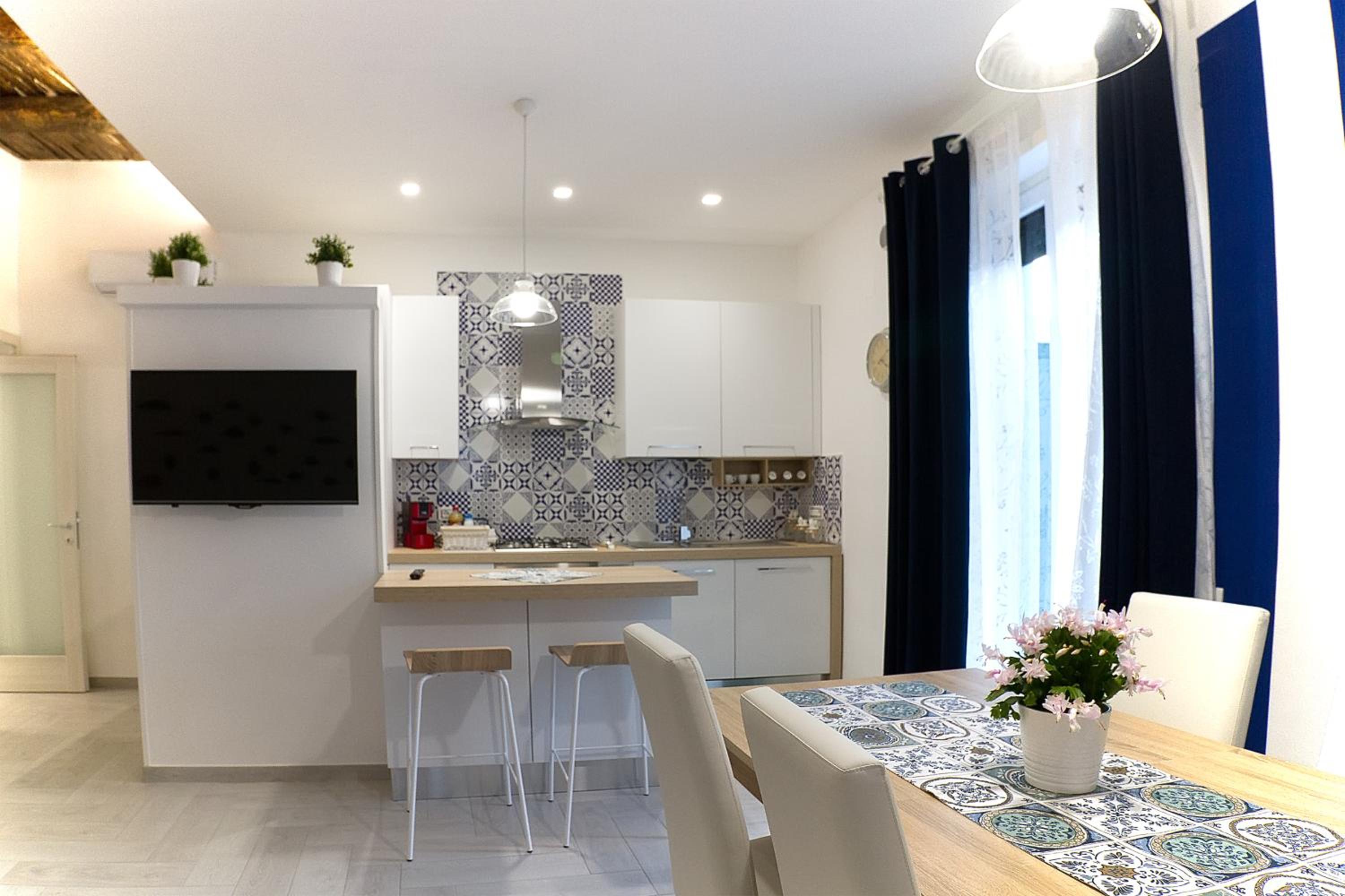 Kallion house en Vietri — kitchen
