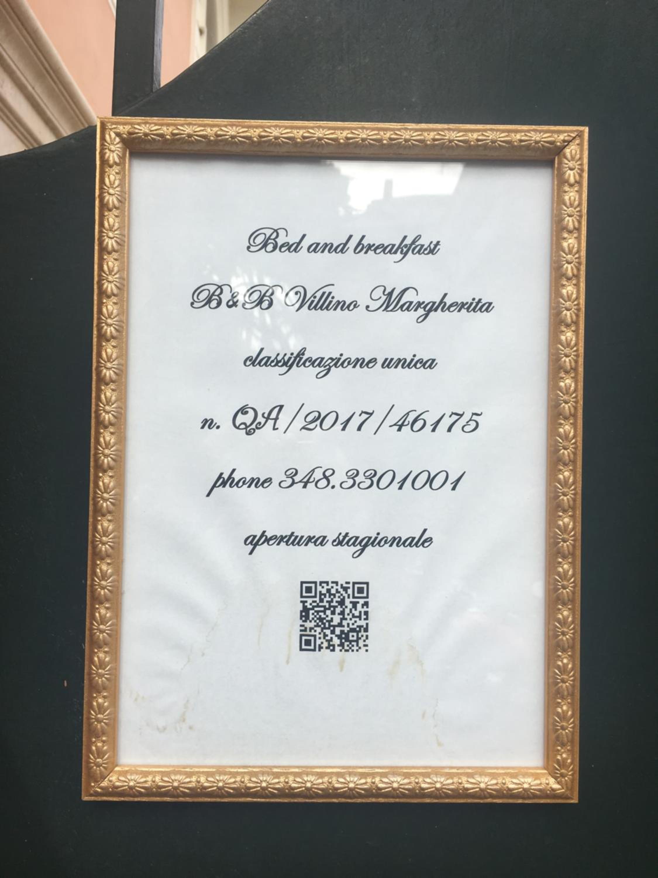 B&B VILLINO MARGHERITA