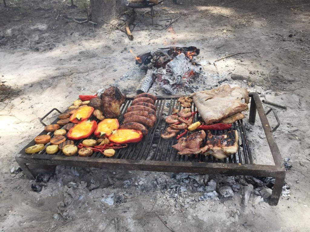 outdoor BBQ area