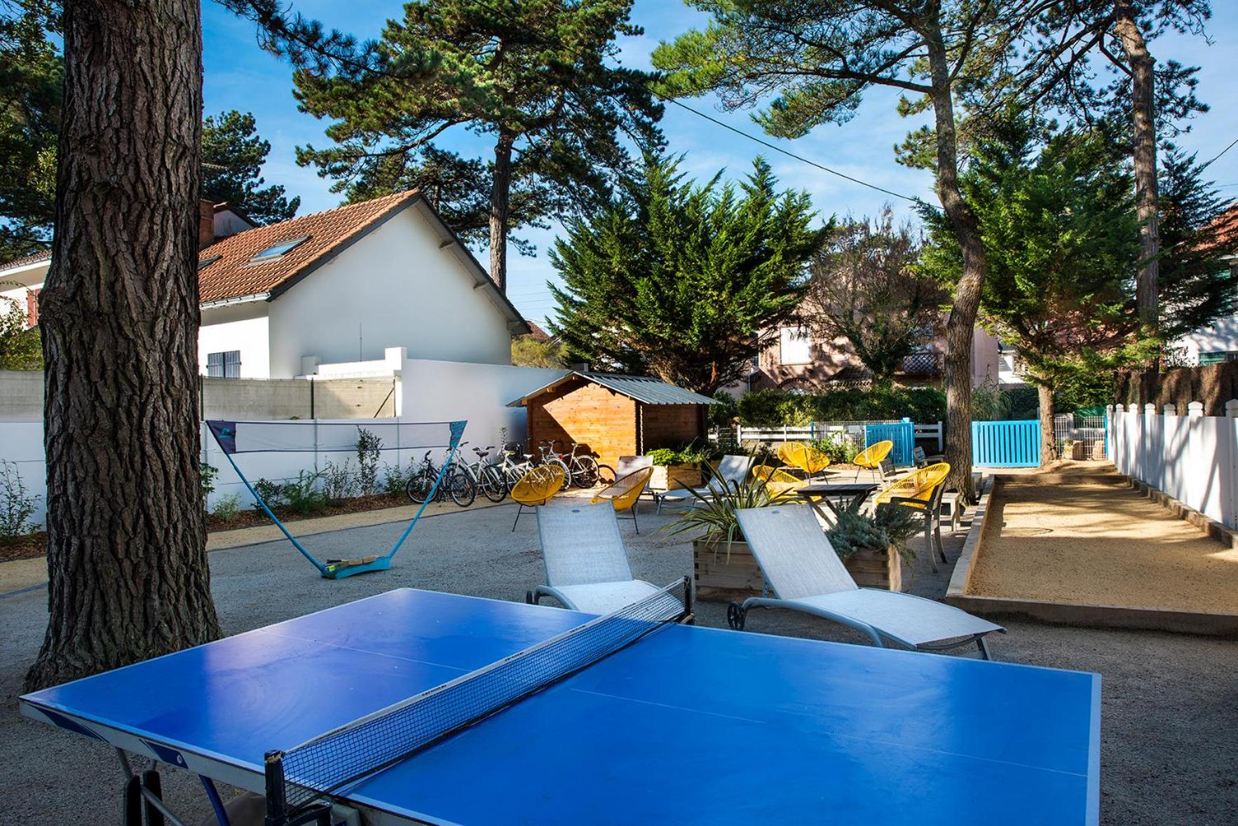 outdoor BBQ area
