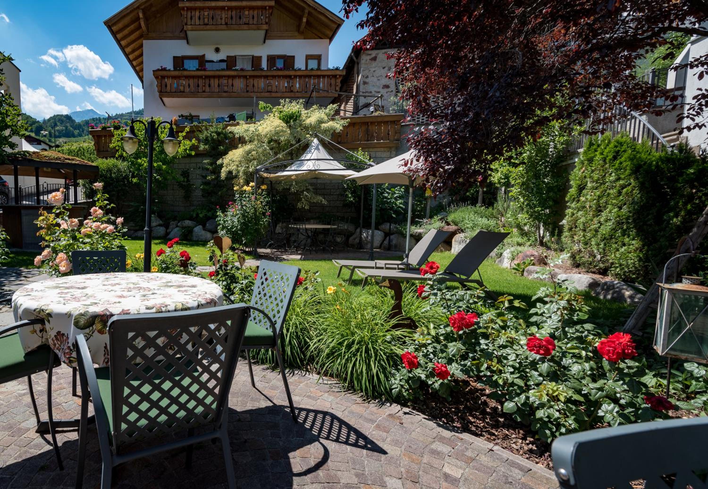 outdoor BBQ area