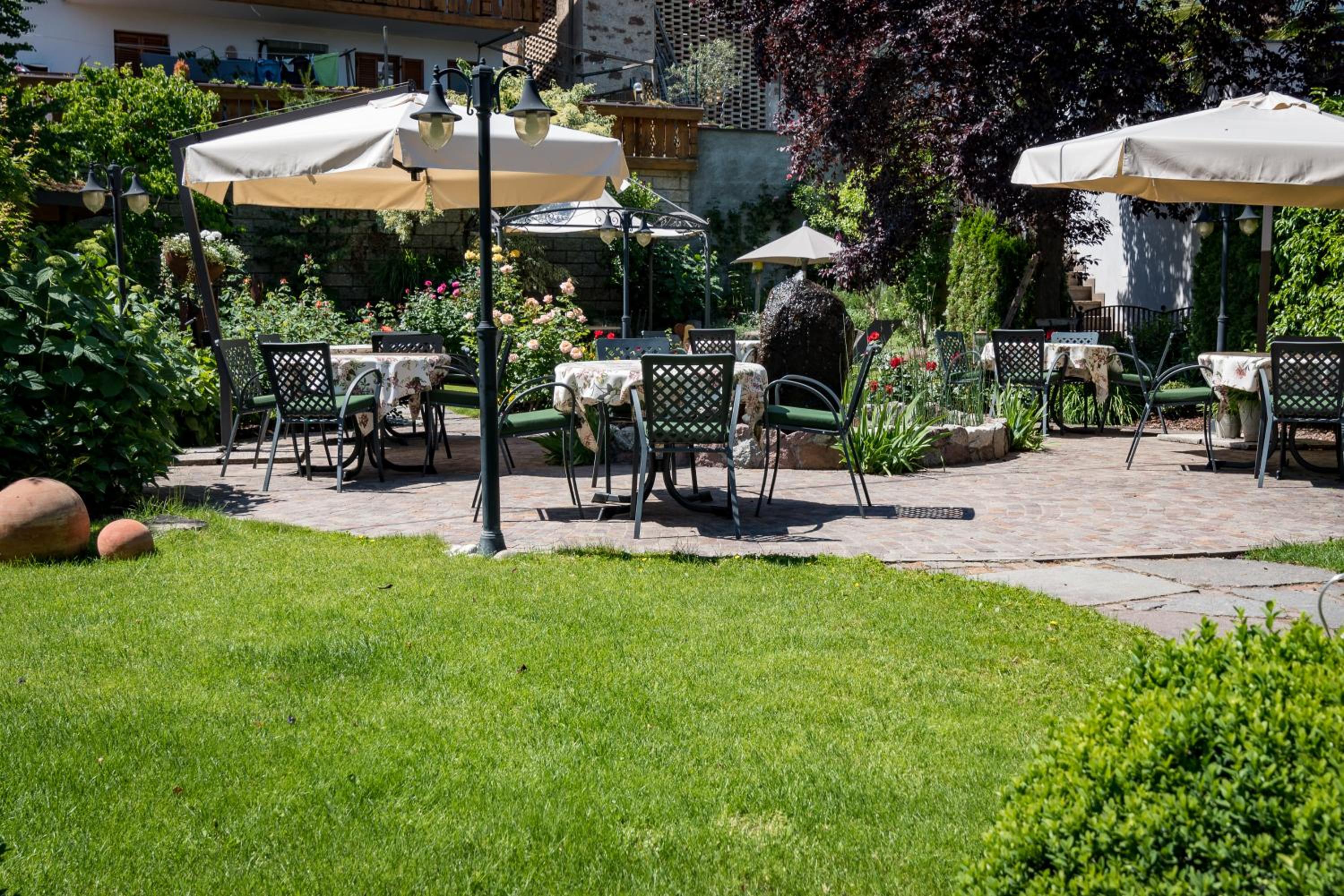 outdoor BBQ area