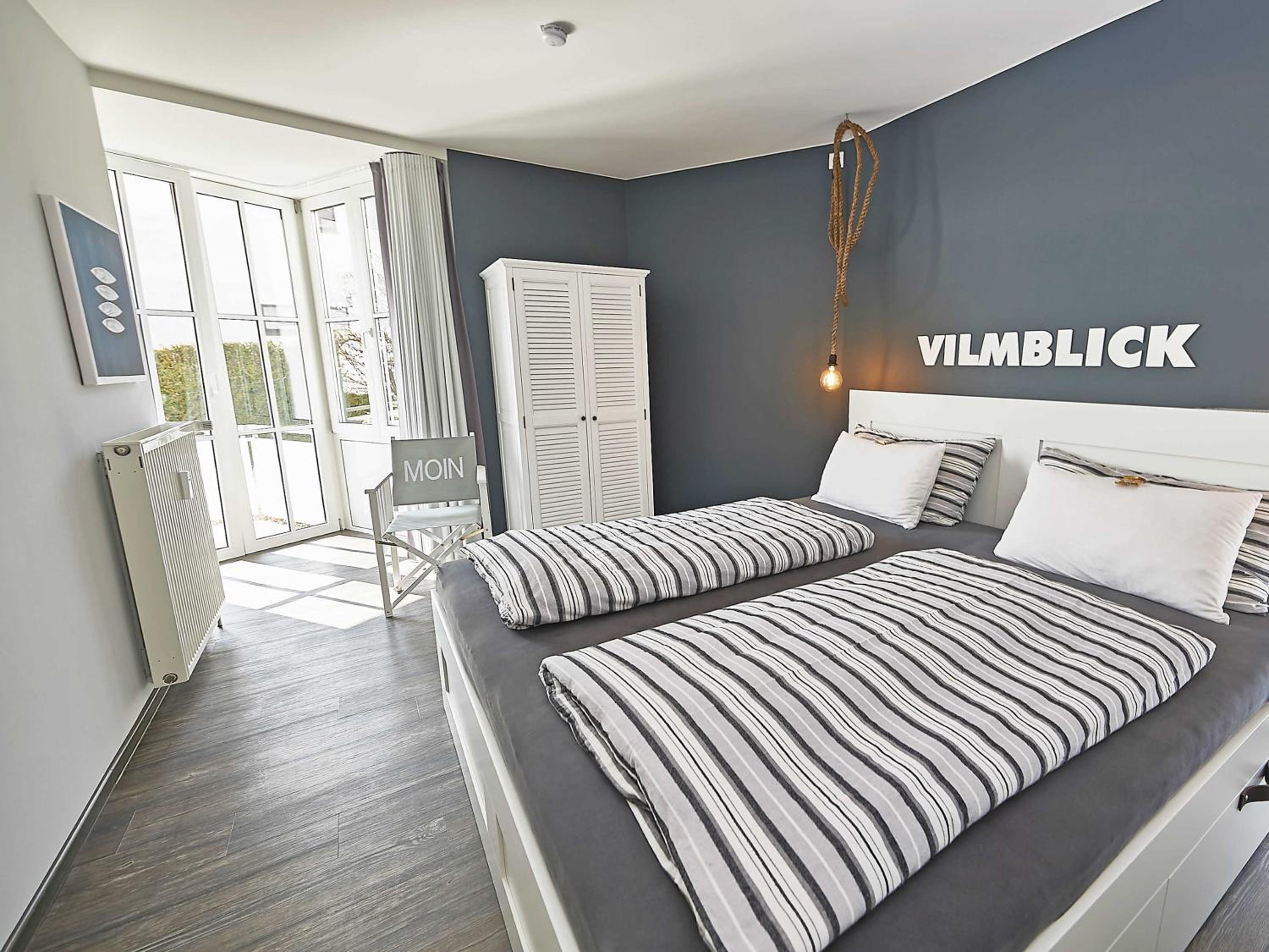 Villa Vilmblick - Wohnung 07 mit Terrasse und Boddenblick