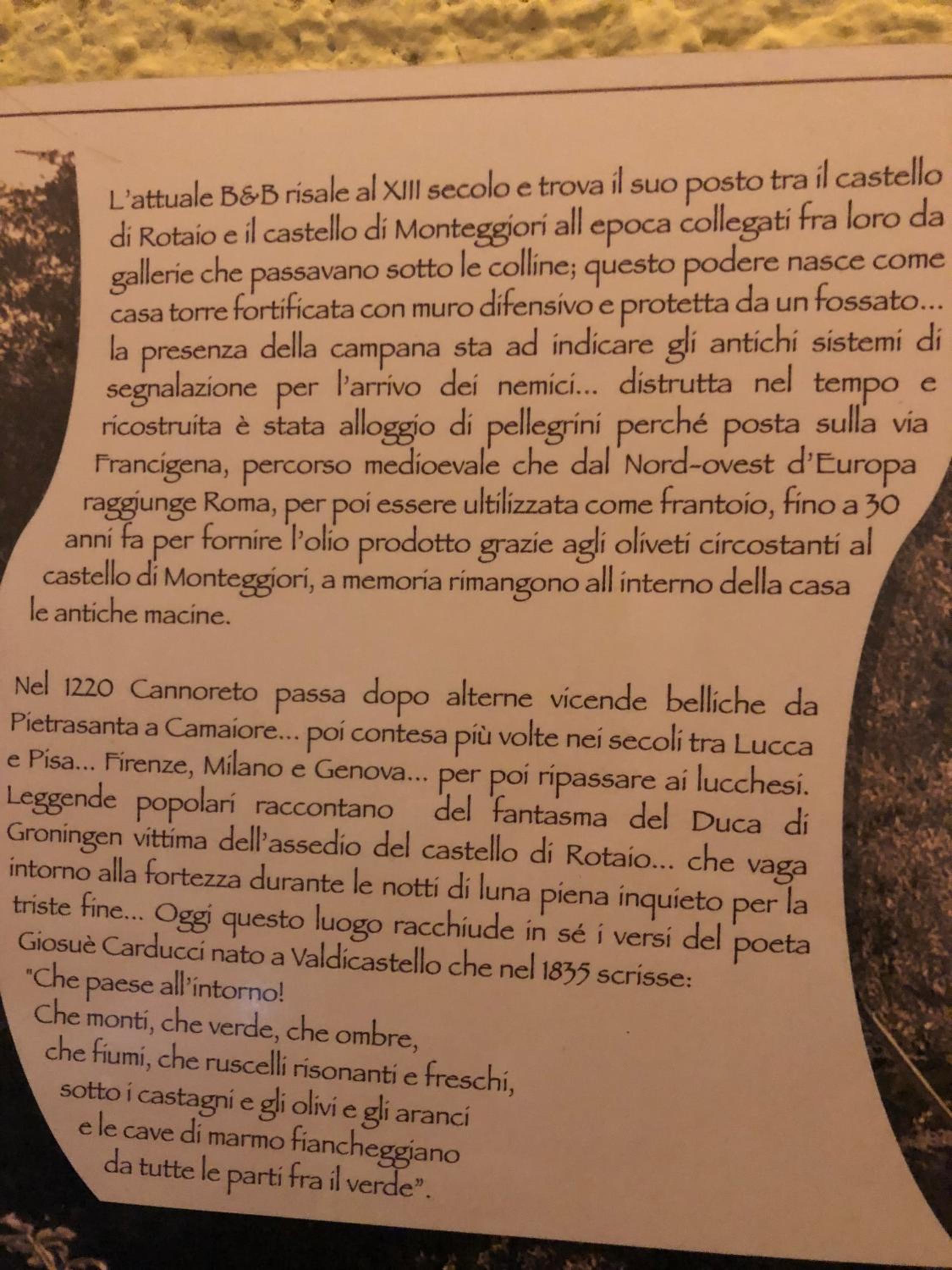 Guest House Antico Frantoio Pietrasanta Affittacamere
