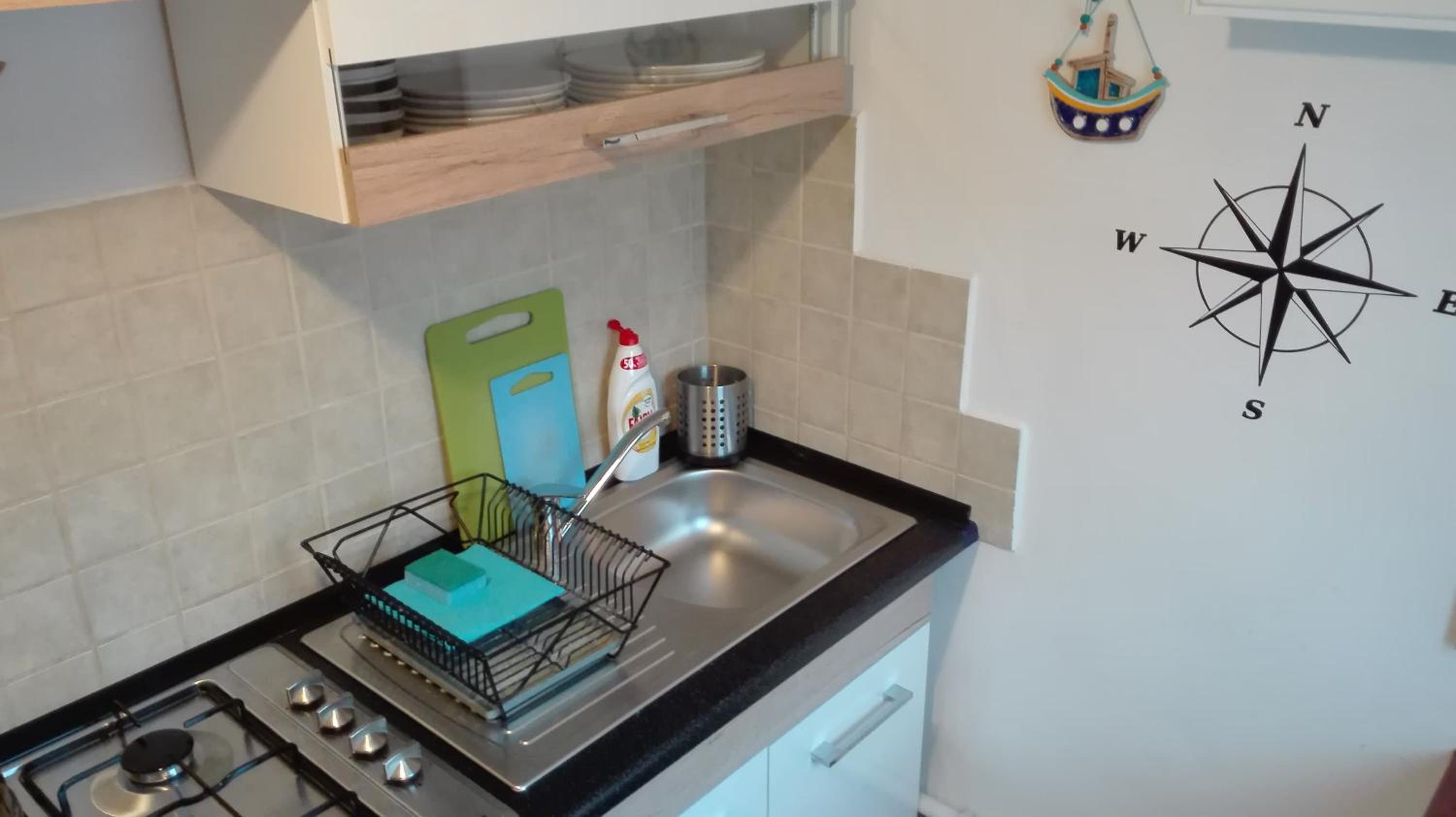 SEA Apartment en Hel — kitchen