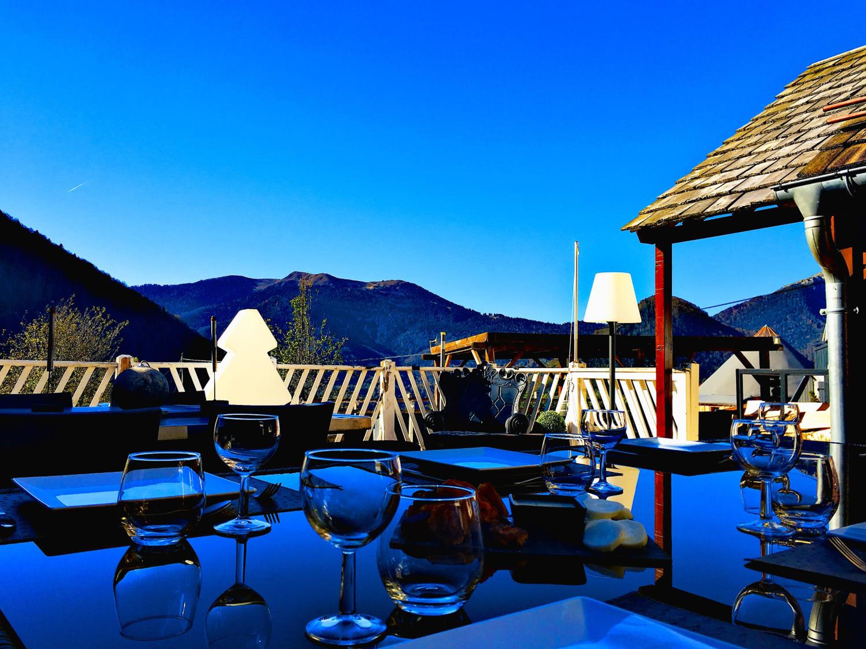 outdoor BBQ area