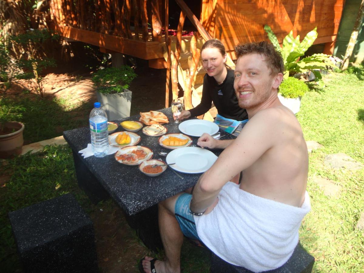 outdoor BBQ area