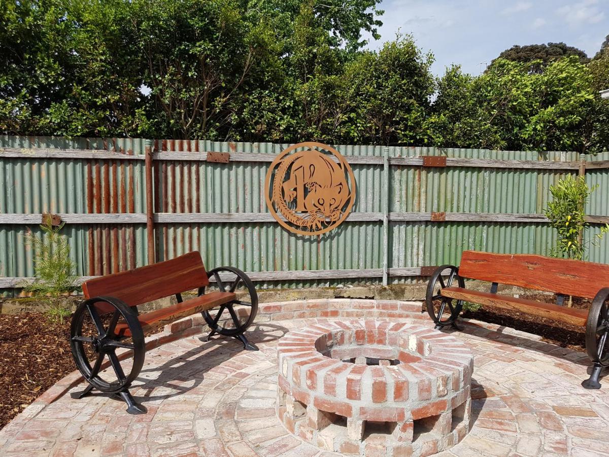 outdoor BBQ area