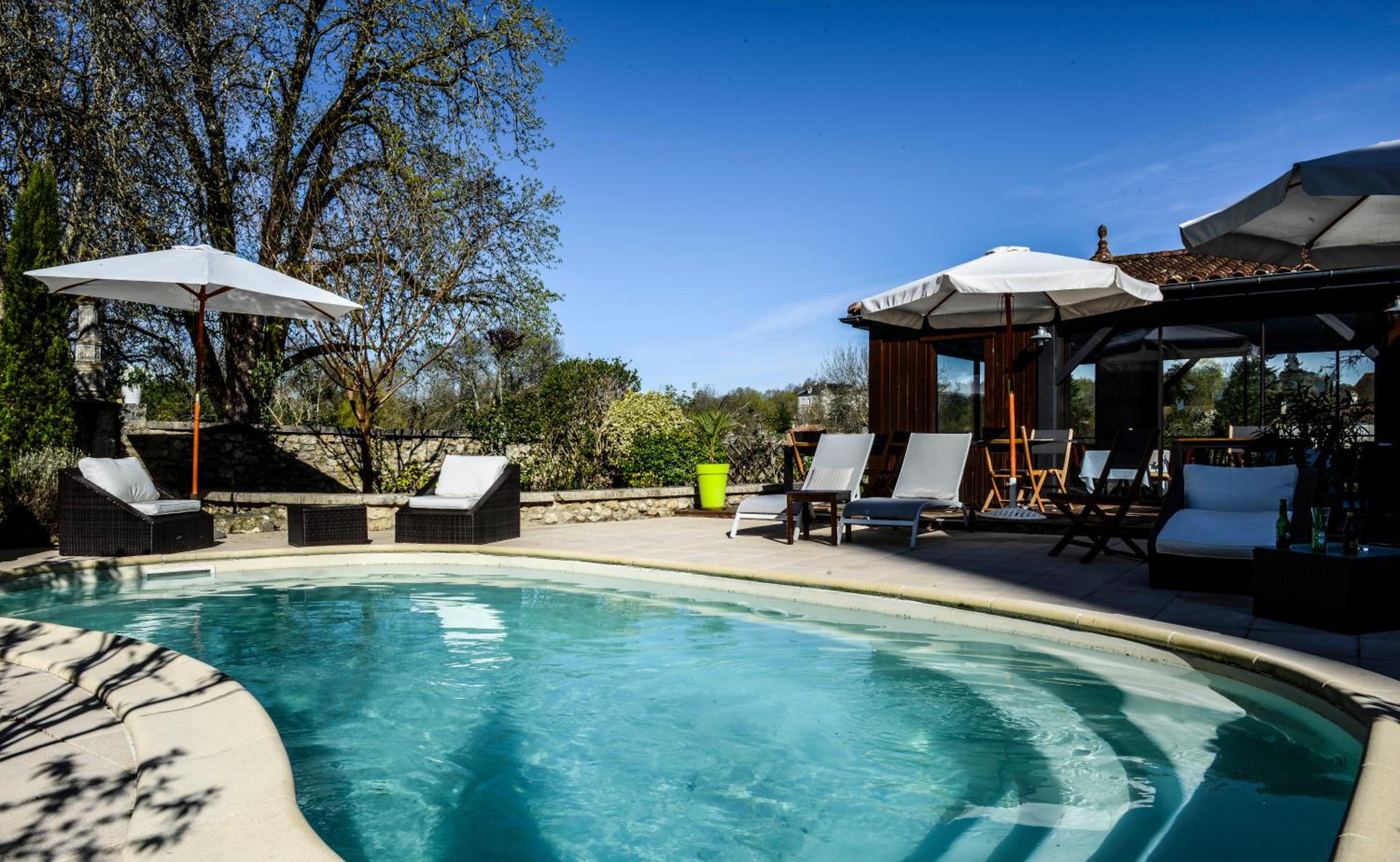 outdoor BBQ area