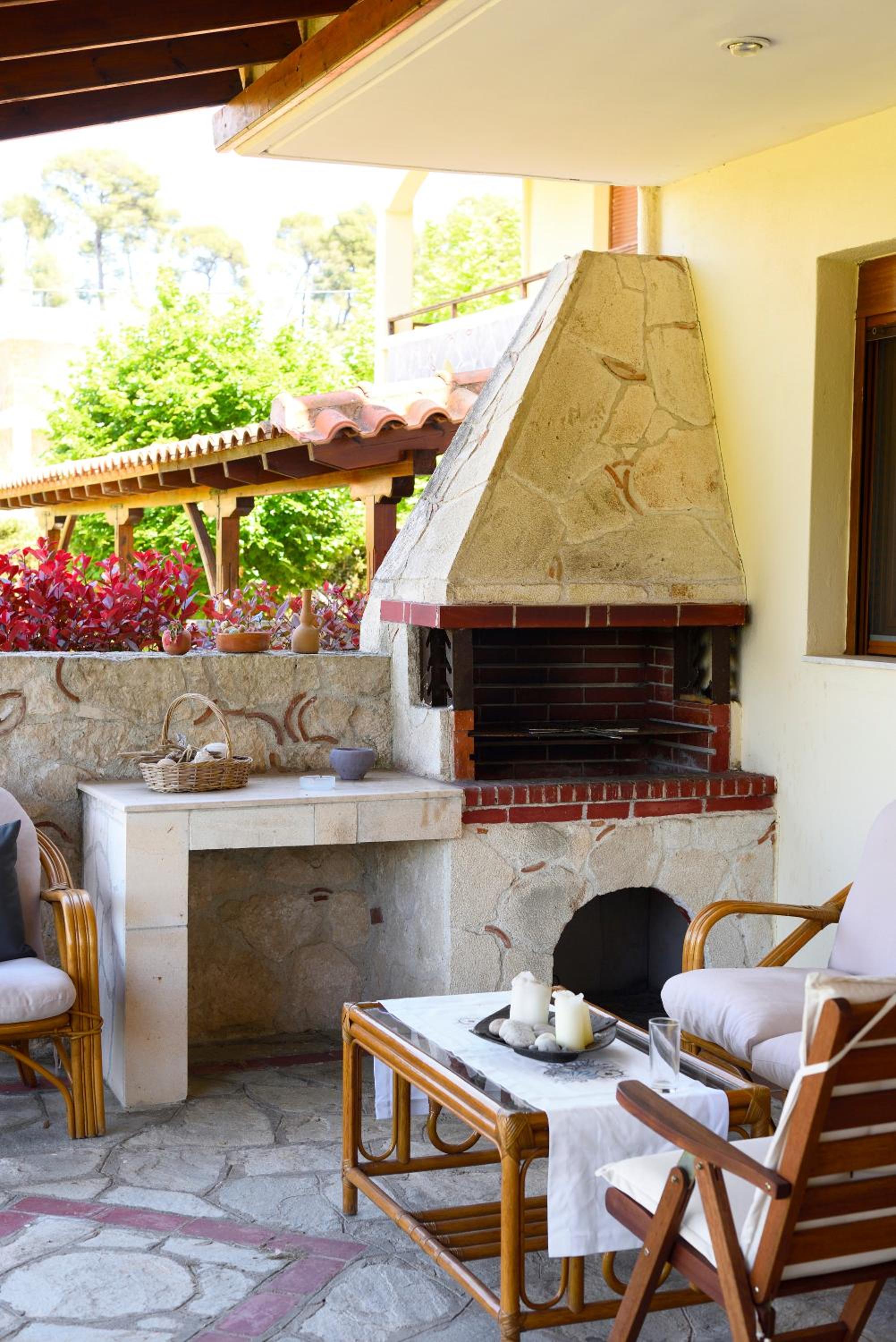 Sani Beach Villa view 3