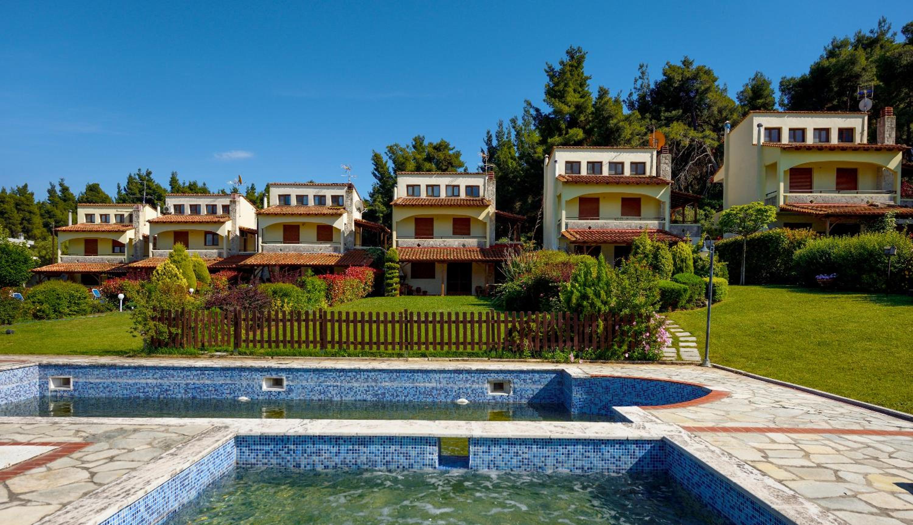 Sani Beach Villa view 5