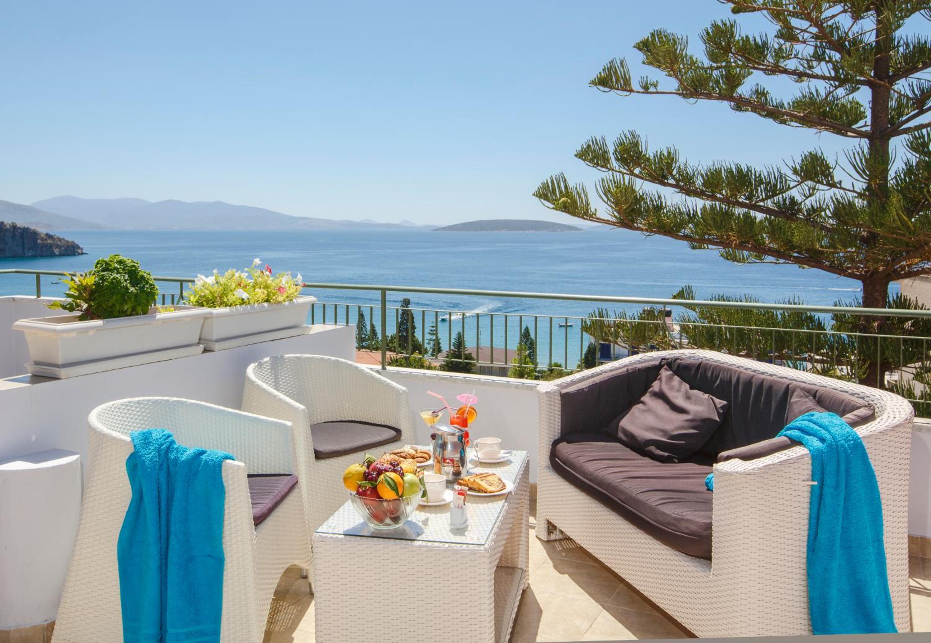 outdoor BBQ area
