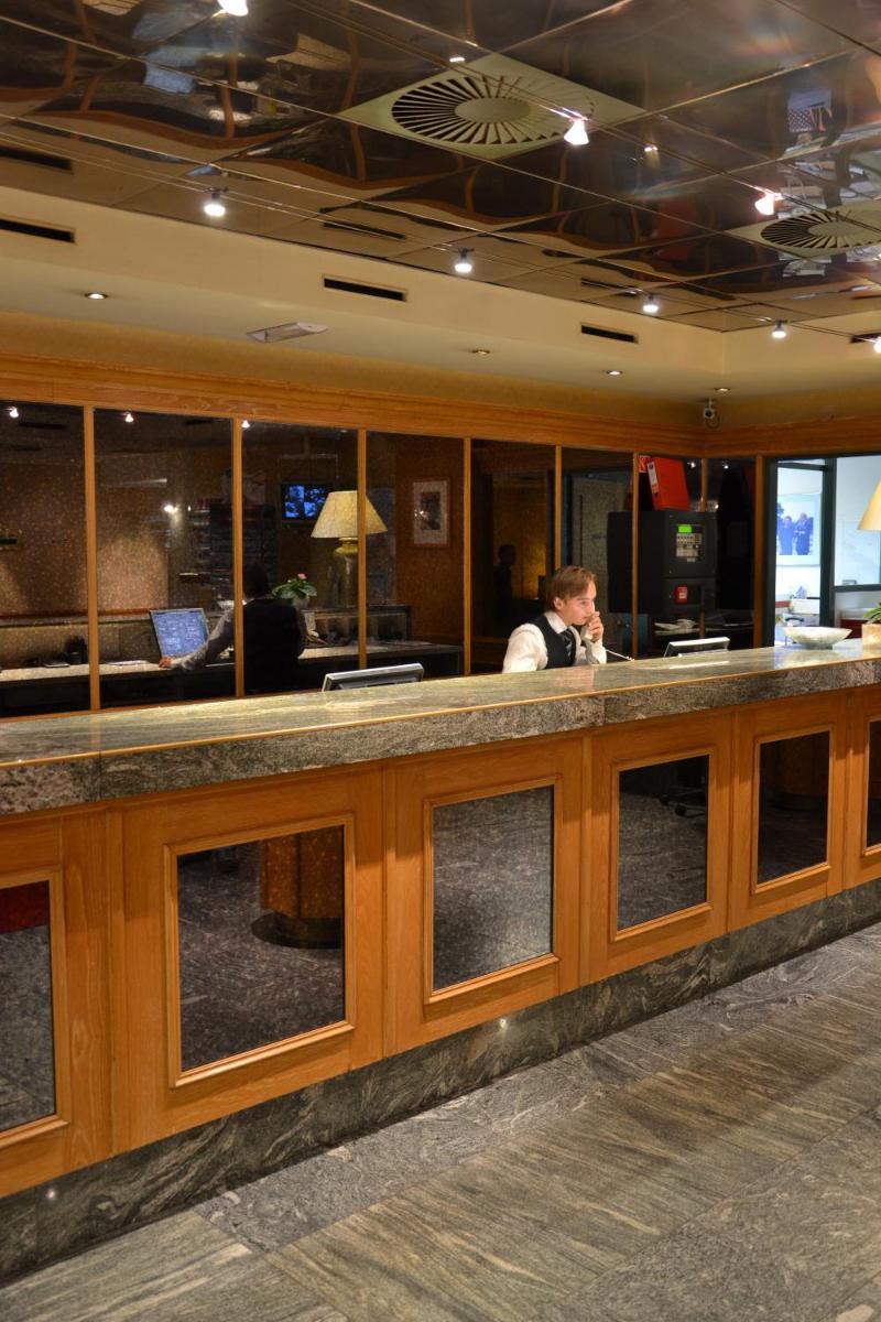 hotel reception