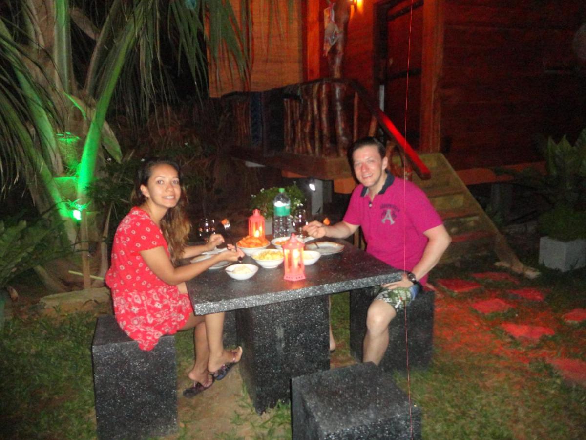 outdoor BBQ area