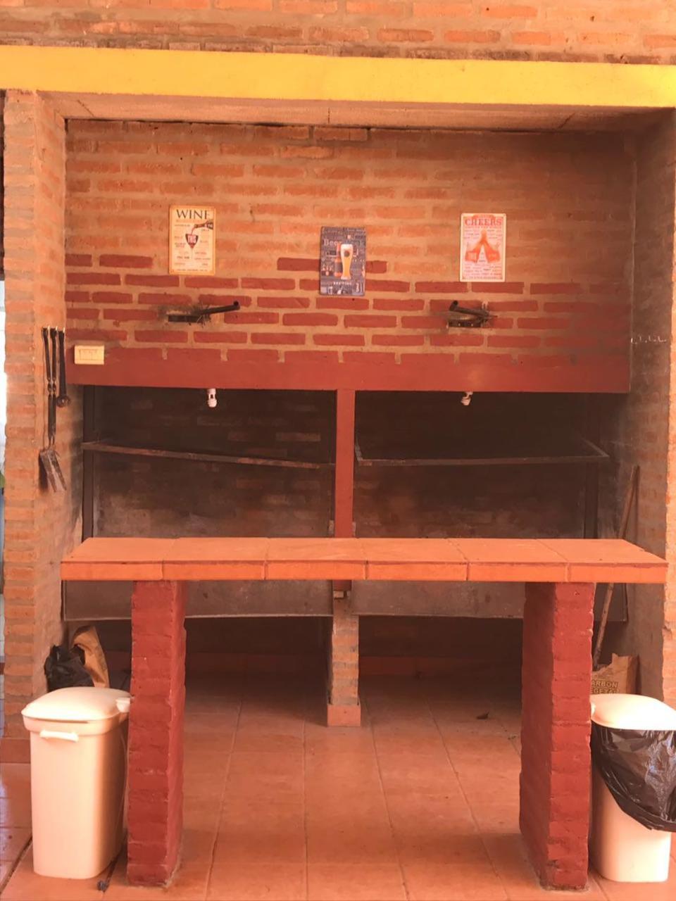 outdoor BBQ area