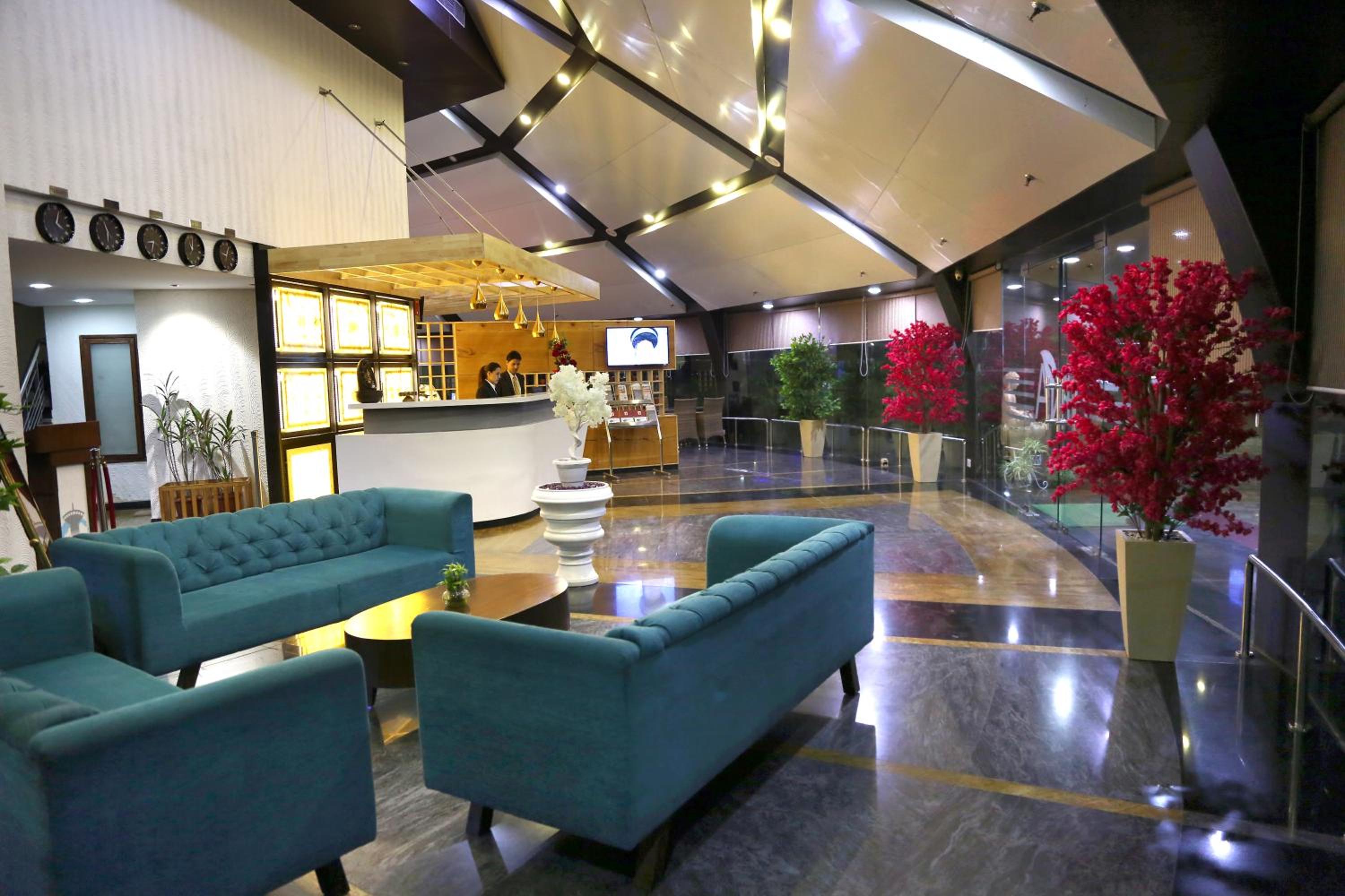 hotel reception