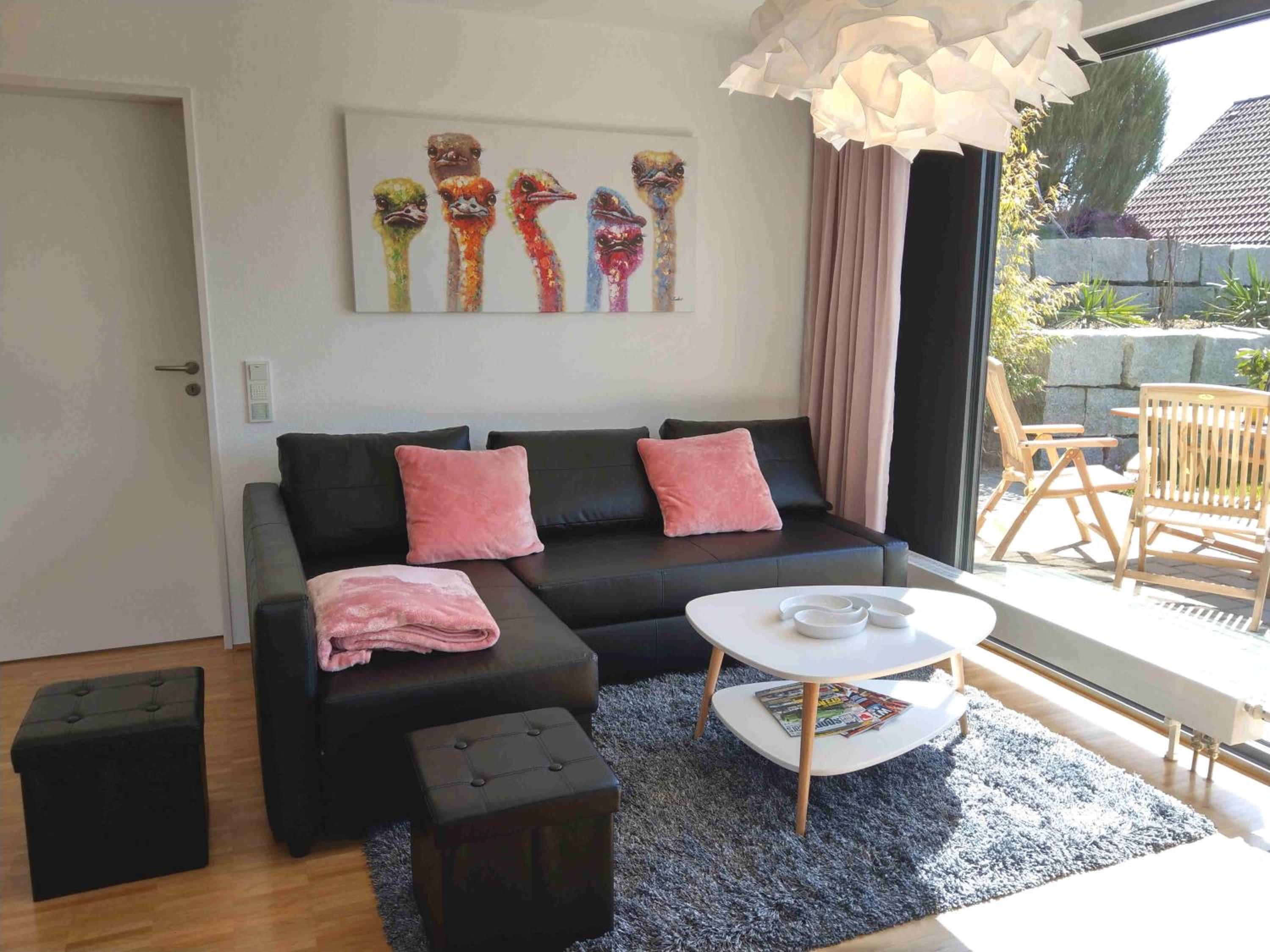 Panorama-Übernachtungen - 4 Sterne DTV - eigene Terrasse mit Garten - Infrarot-Sauna mit Dampfbad view 5
