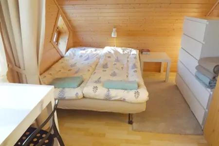 Fully equipped flat, 2 bedrooms, FREE car parking.