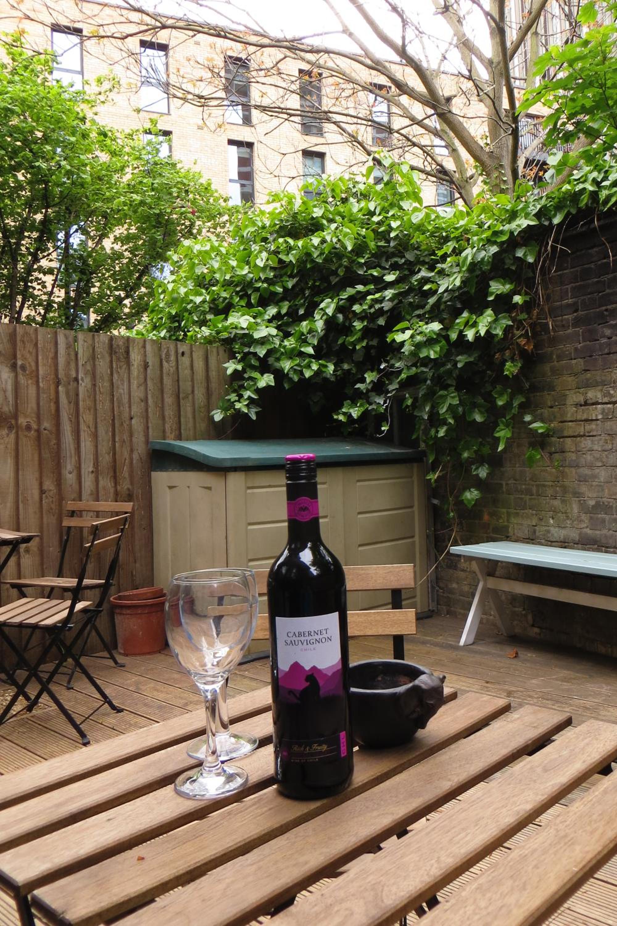 outdoor bbq area