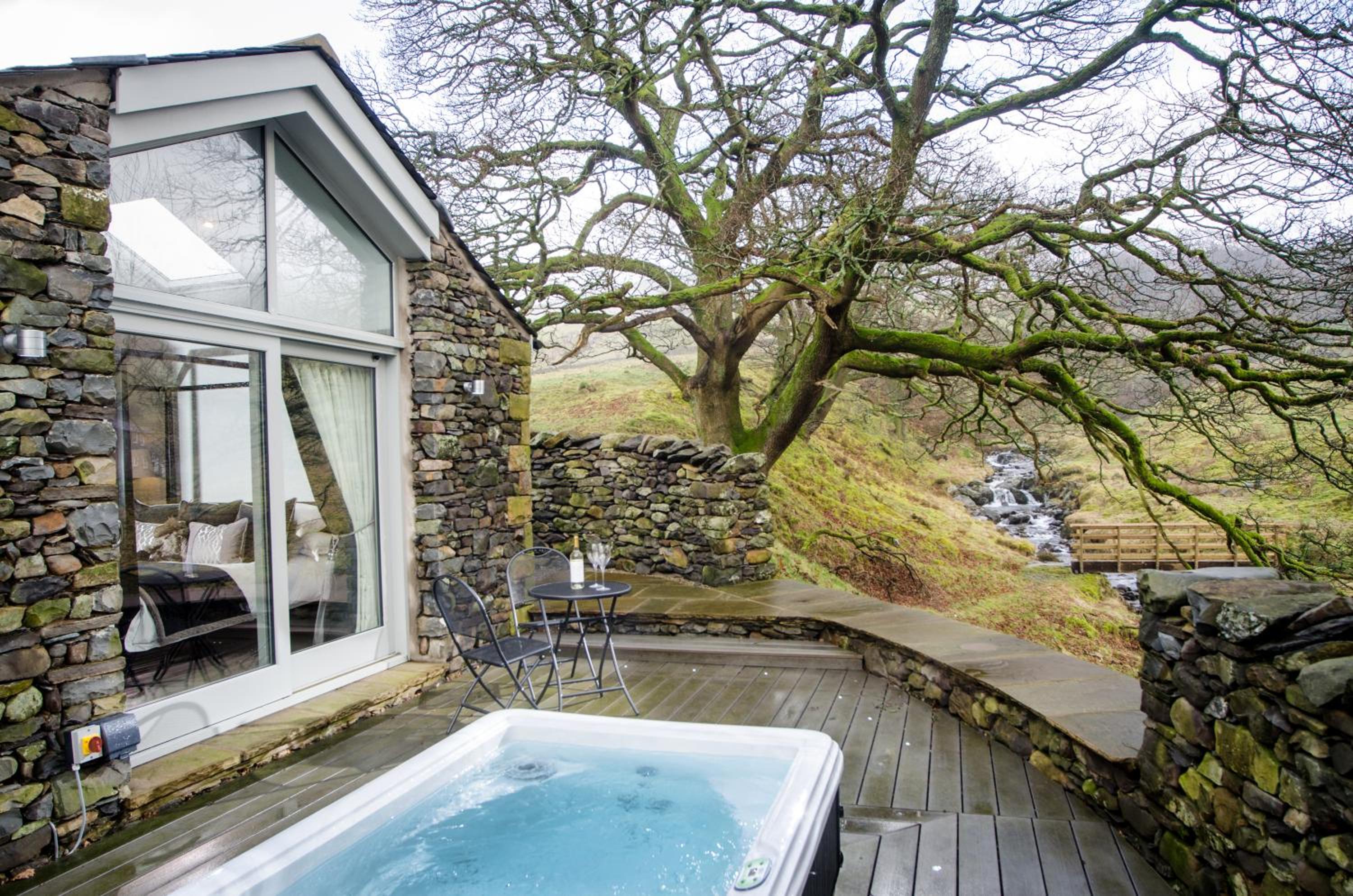 The Cow Shed - with hot tub view 2