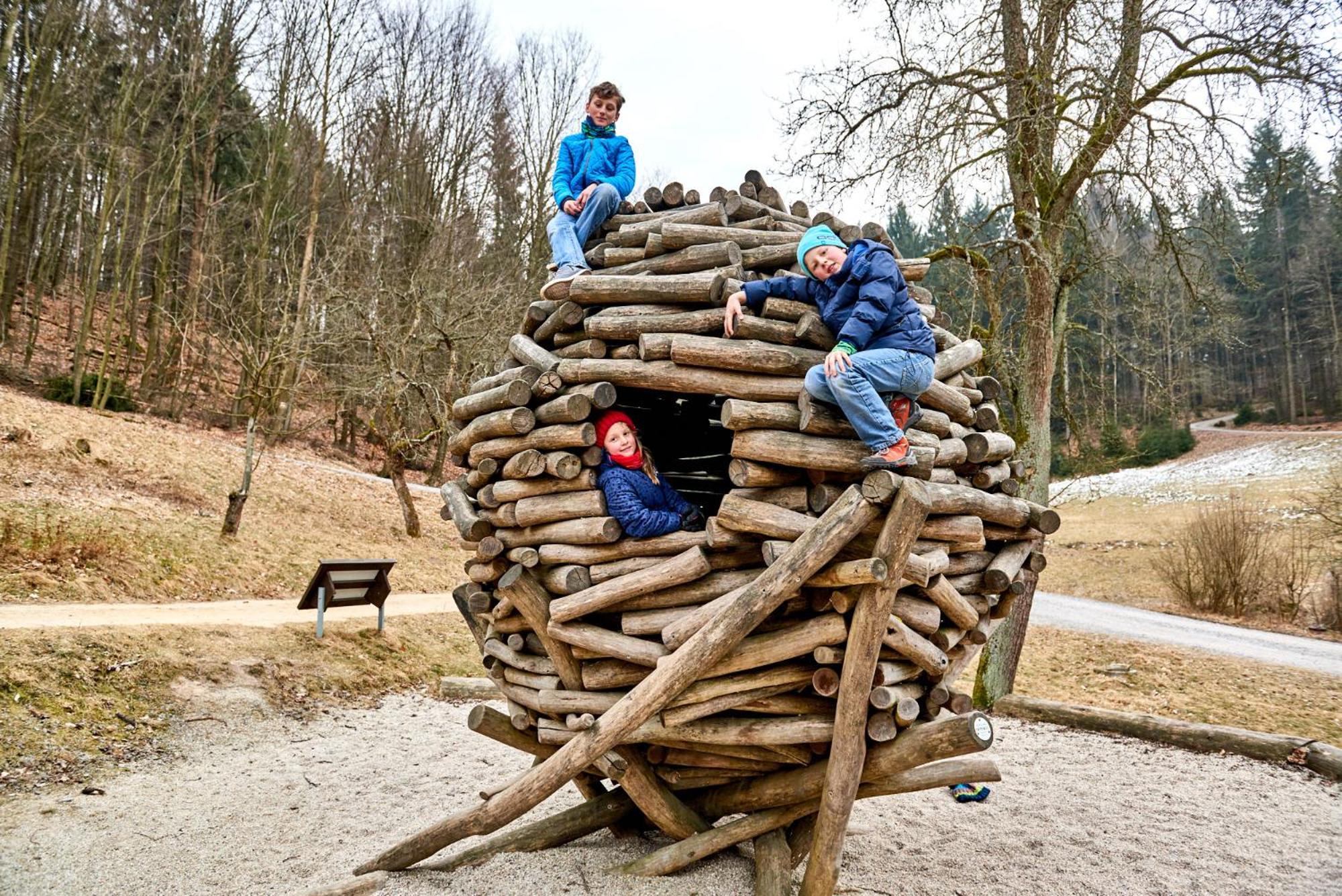 Ferienhaus Winterbergblick, Nationalpark Sächsische Schweiz, 5 Wohnungen und Gemeinschaftsraum, Boulderraum und Sauna im Haus