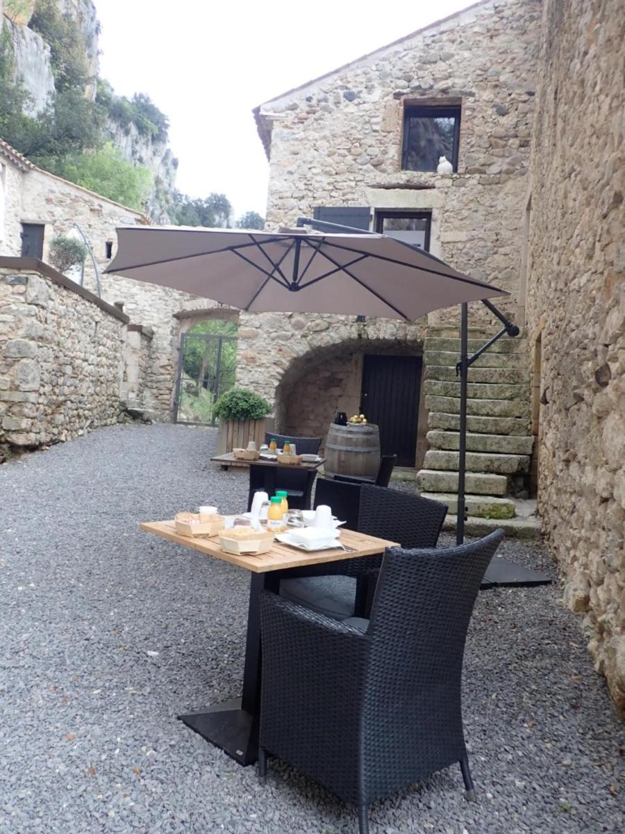 outdoor BBQ area