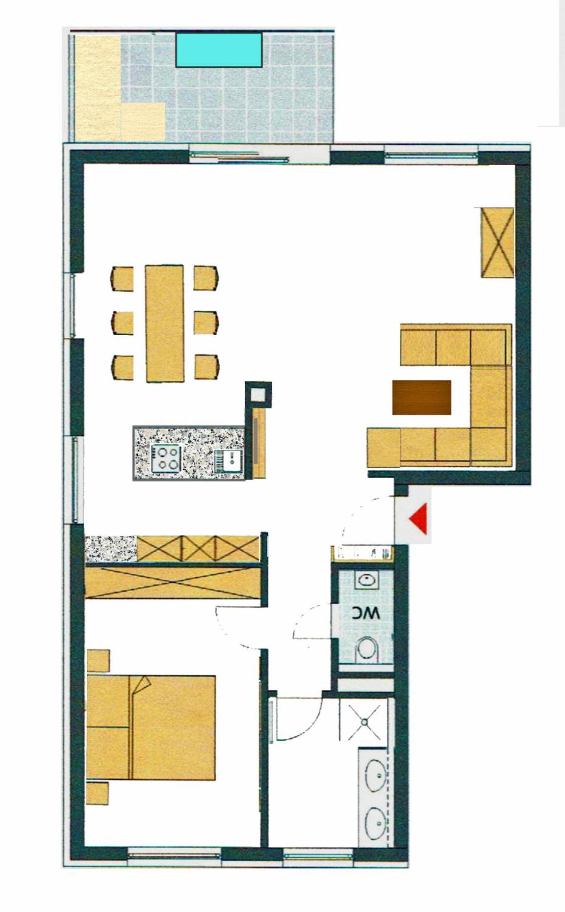 Deluxe Apartment view 2