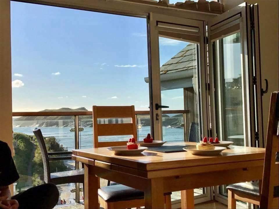 Porth Sands Beachfront Apartment view 2